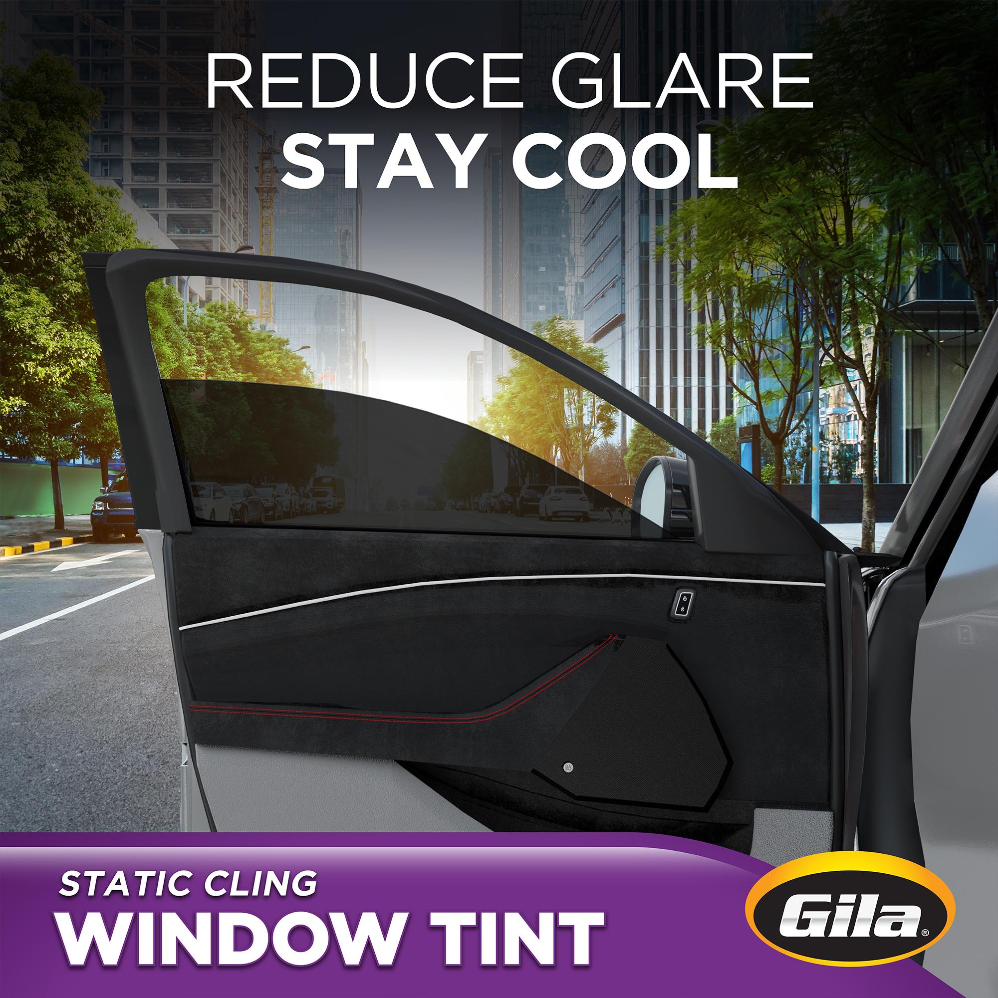Gila 20% 24in x 78in Black Static Cling Window Tint