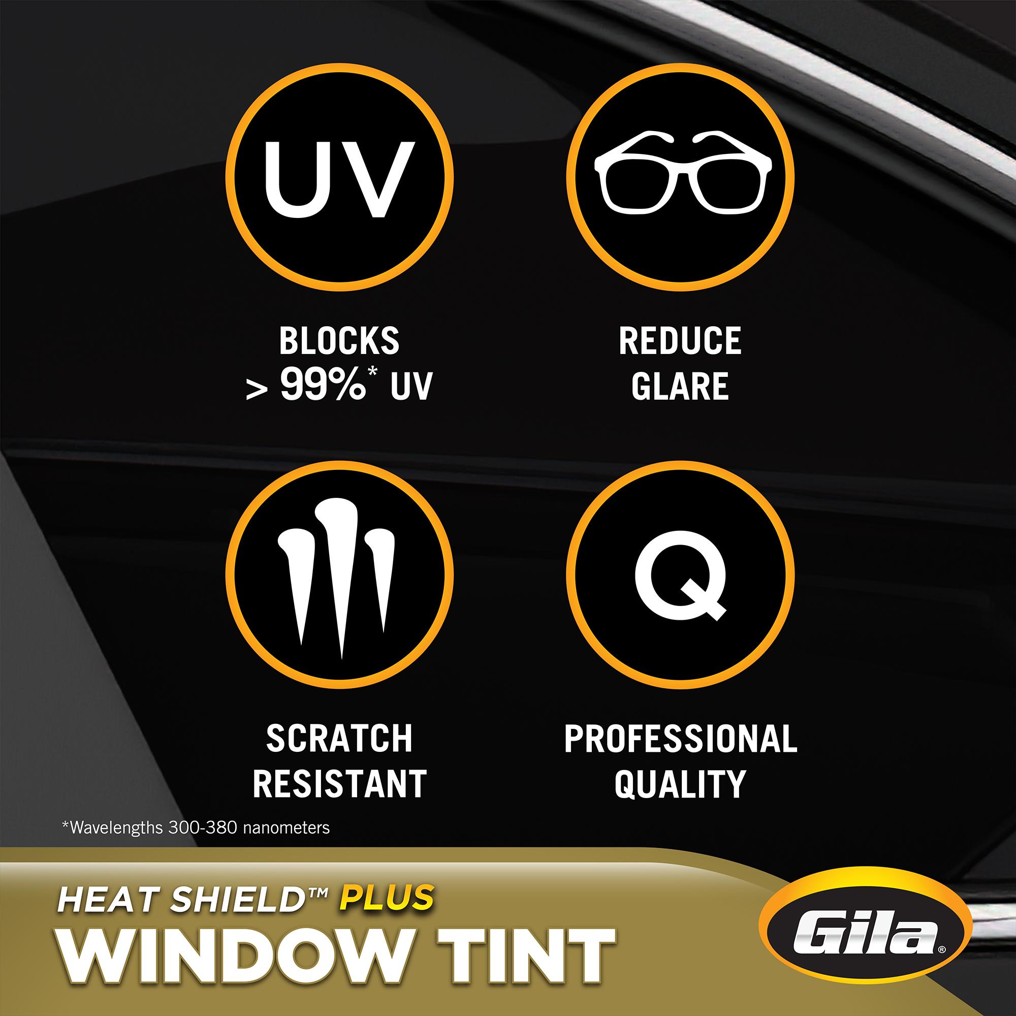 Gila 78 in x24 in x1.5 mm Dark Smoke Window Film