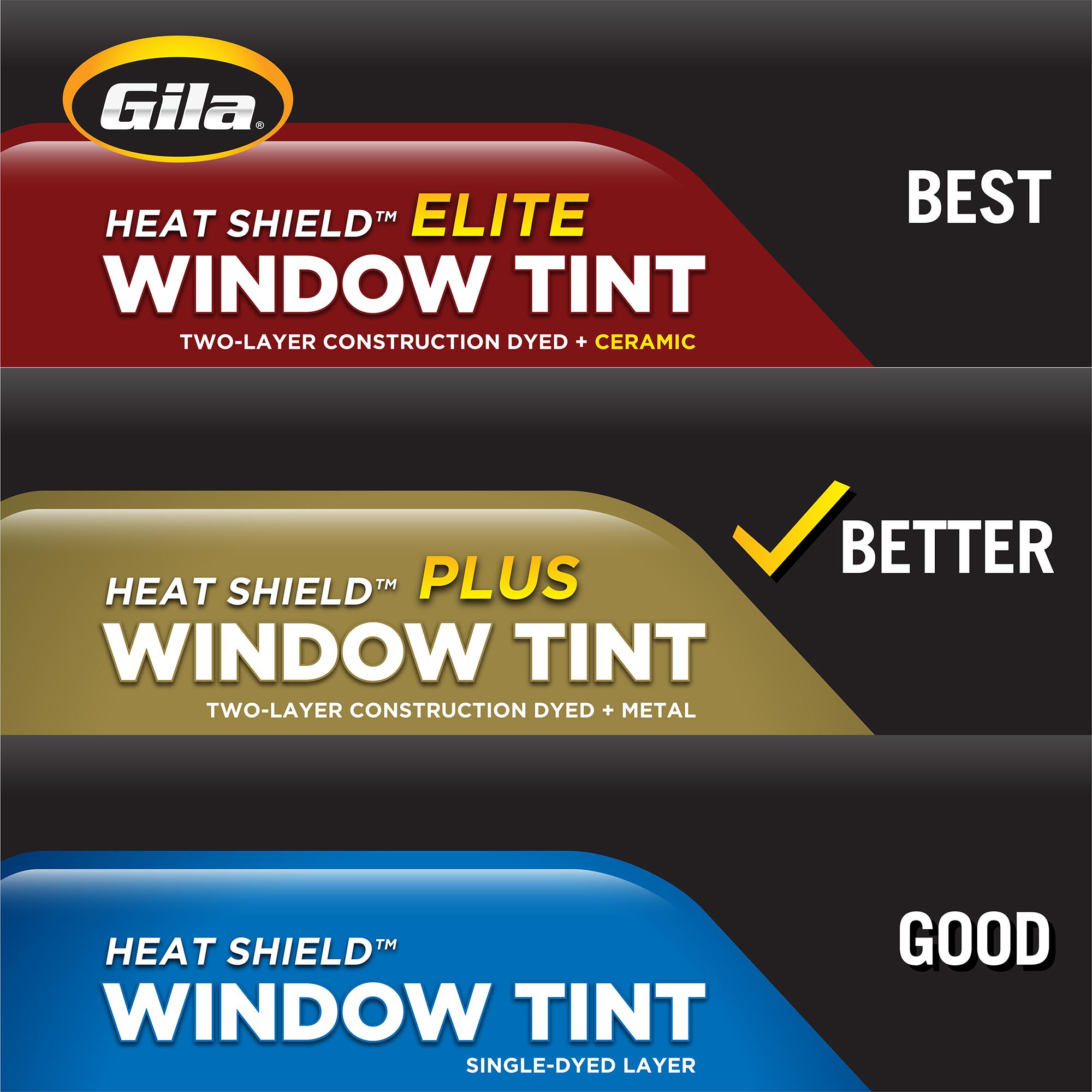 Gila 78 in x24 in x1.5 mm Dark Smoke Window Film