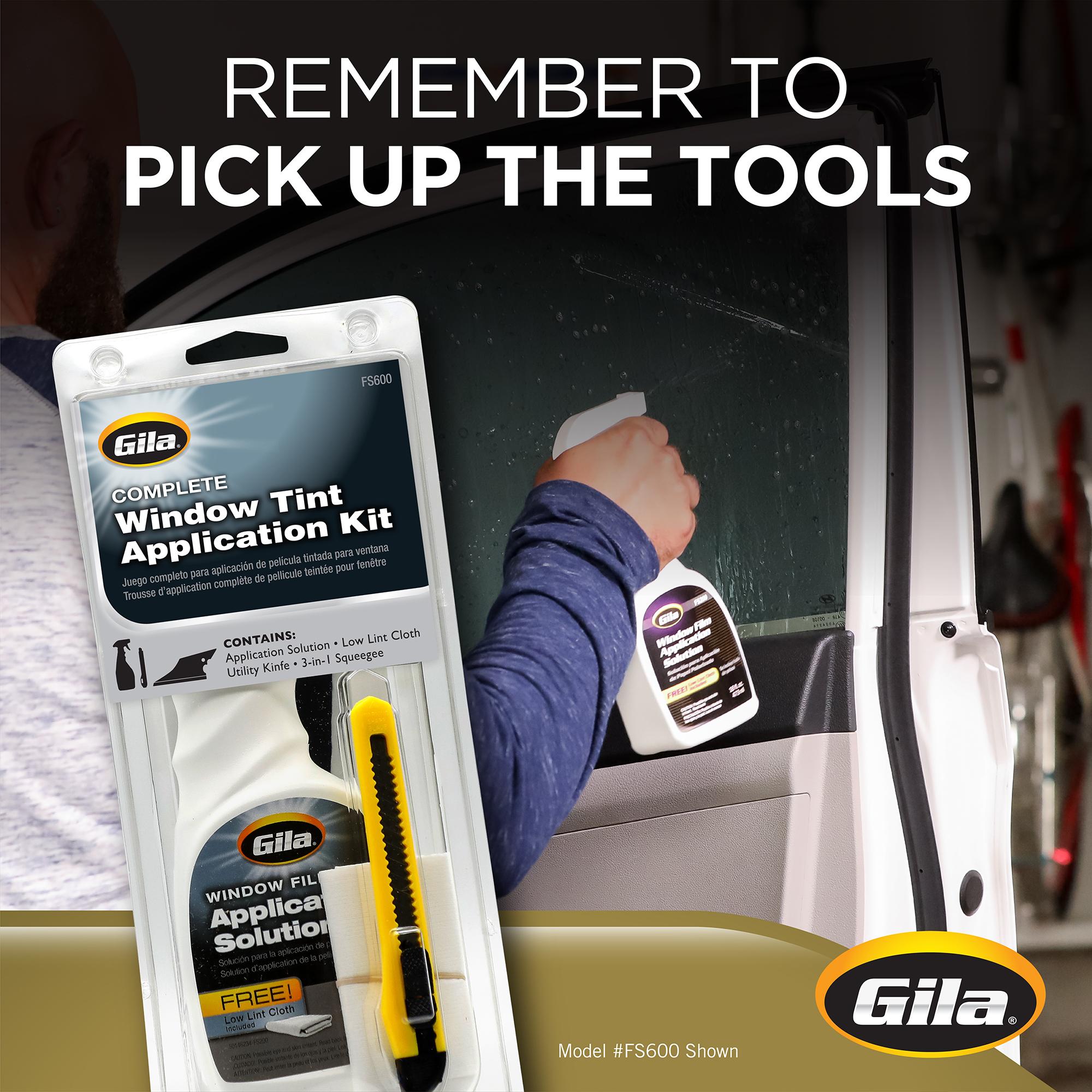 Gila 78 in x24 in x1.5 mm Dark Smoke Window Film