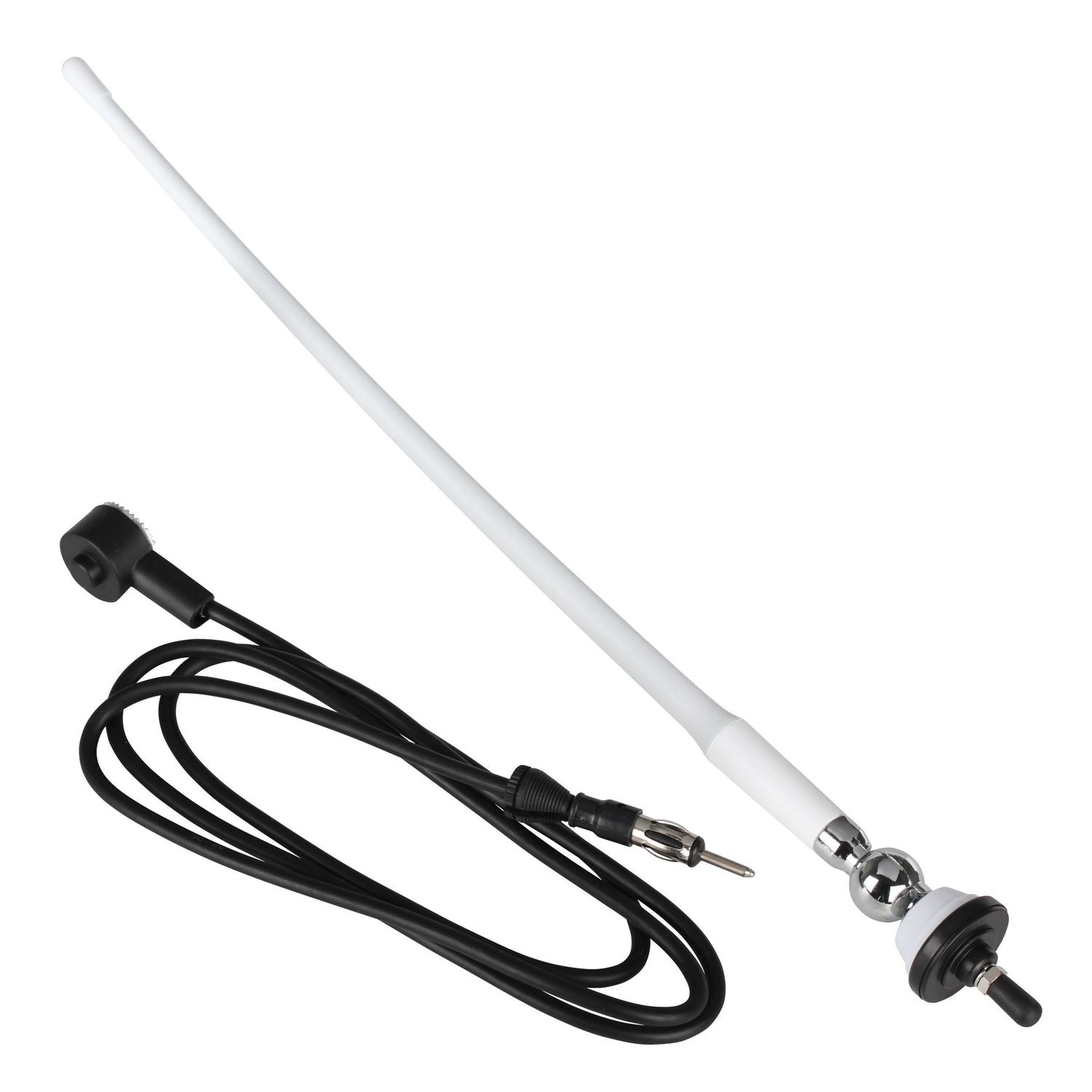 Boss Audio Marine Antenna 12ft White | AutoZone