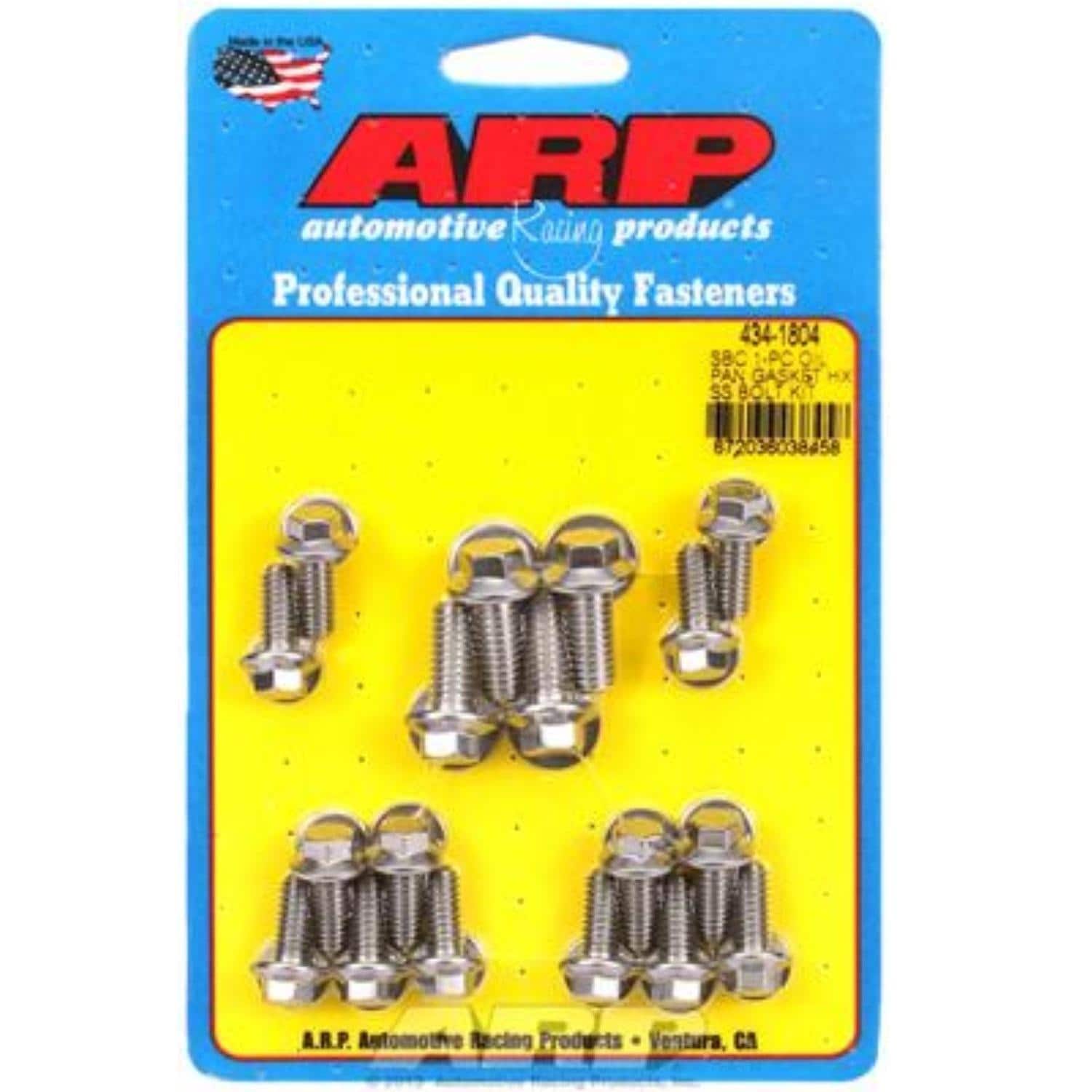 ARP Auto Racing Engine Oil Pan Bolt Set 434-1804 | AutoZone