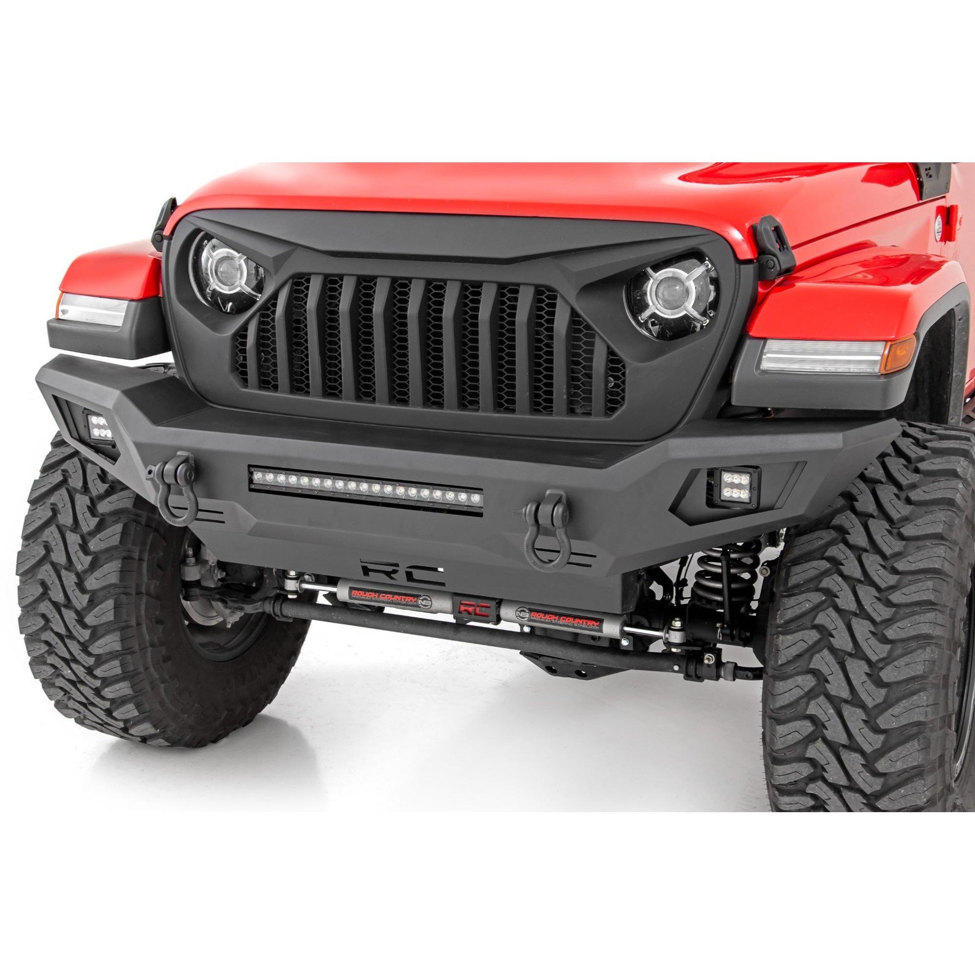 Rough Country Skid Plate Front Bumper for Jeep Gladiator JT