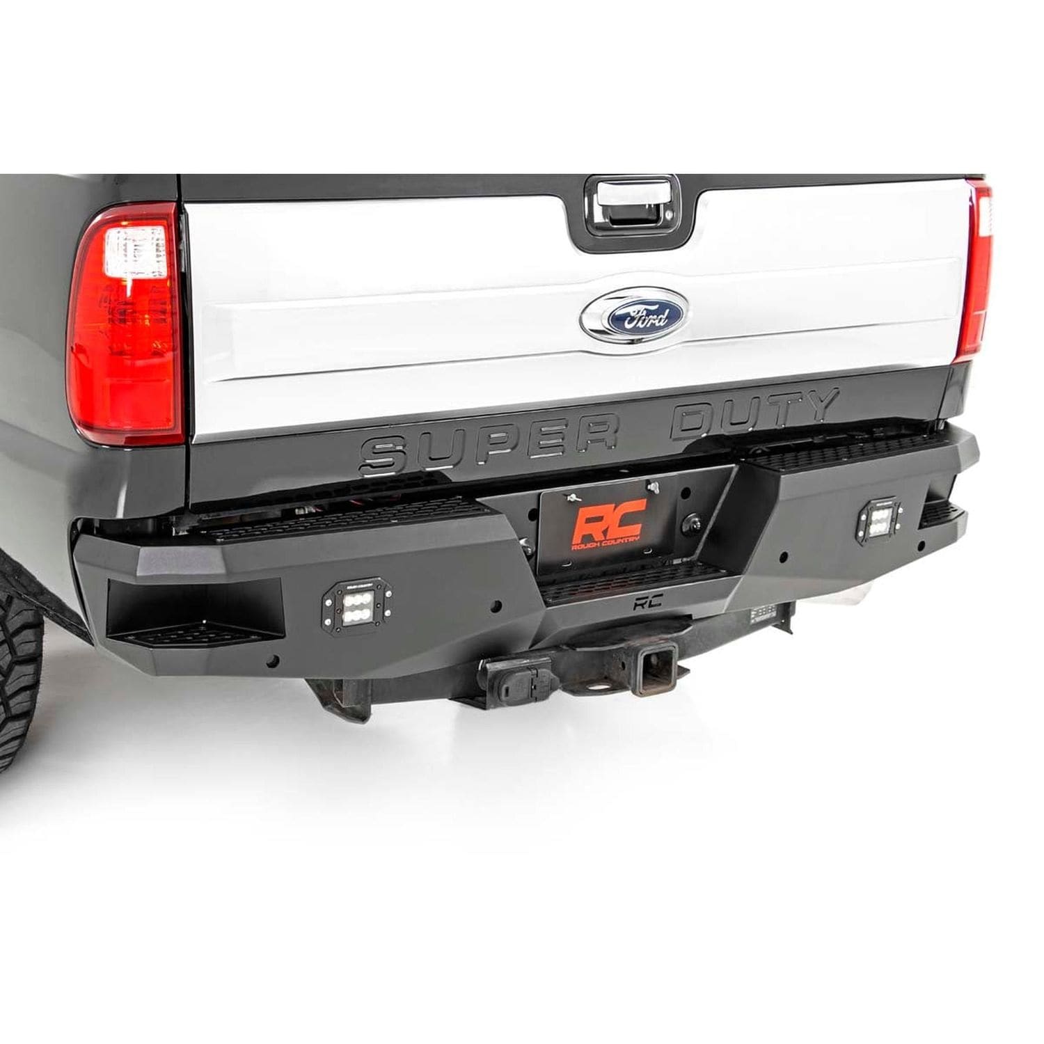 Rough Country Rear Bumper for Ford F-250/F-350 Super Duty 2WD/4WD (1999-2016) 10784 for Chevrolet Suburban