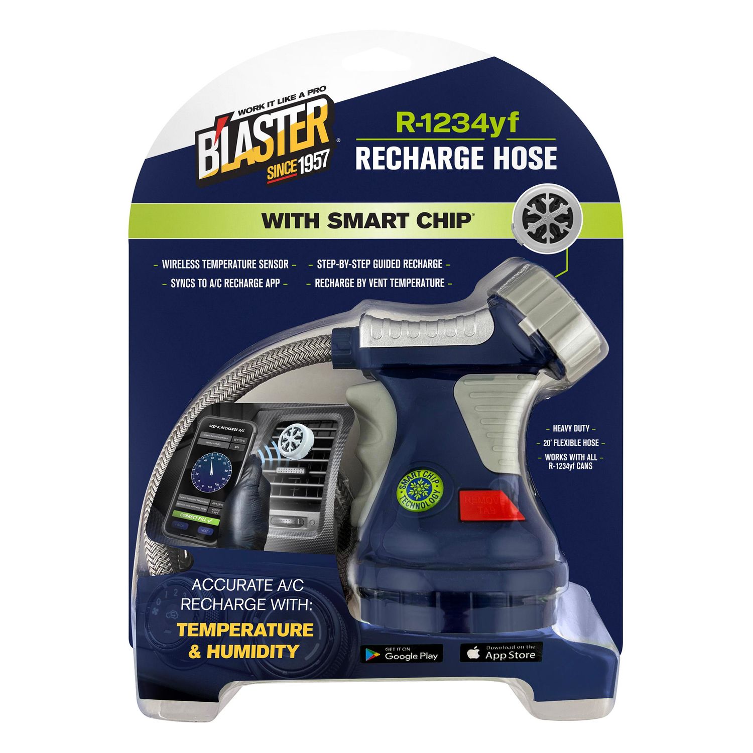 B'laster R1234yf Recharge Hose with Smart Chip | AutoZone