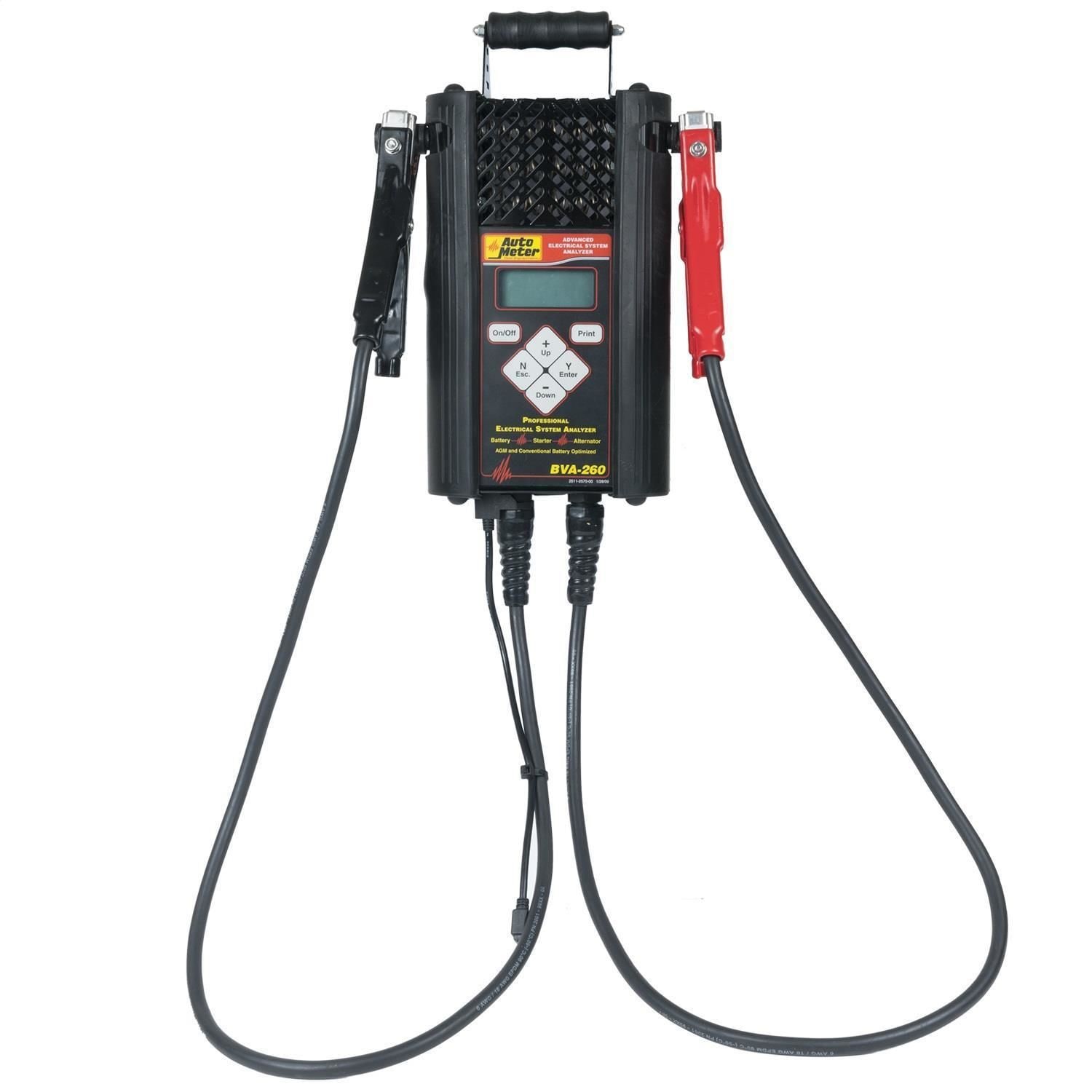 AutoMeter Handheld Electrical System Analyzer with 120 Amps Load, Bite ...