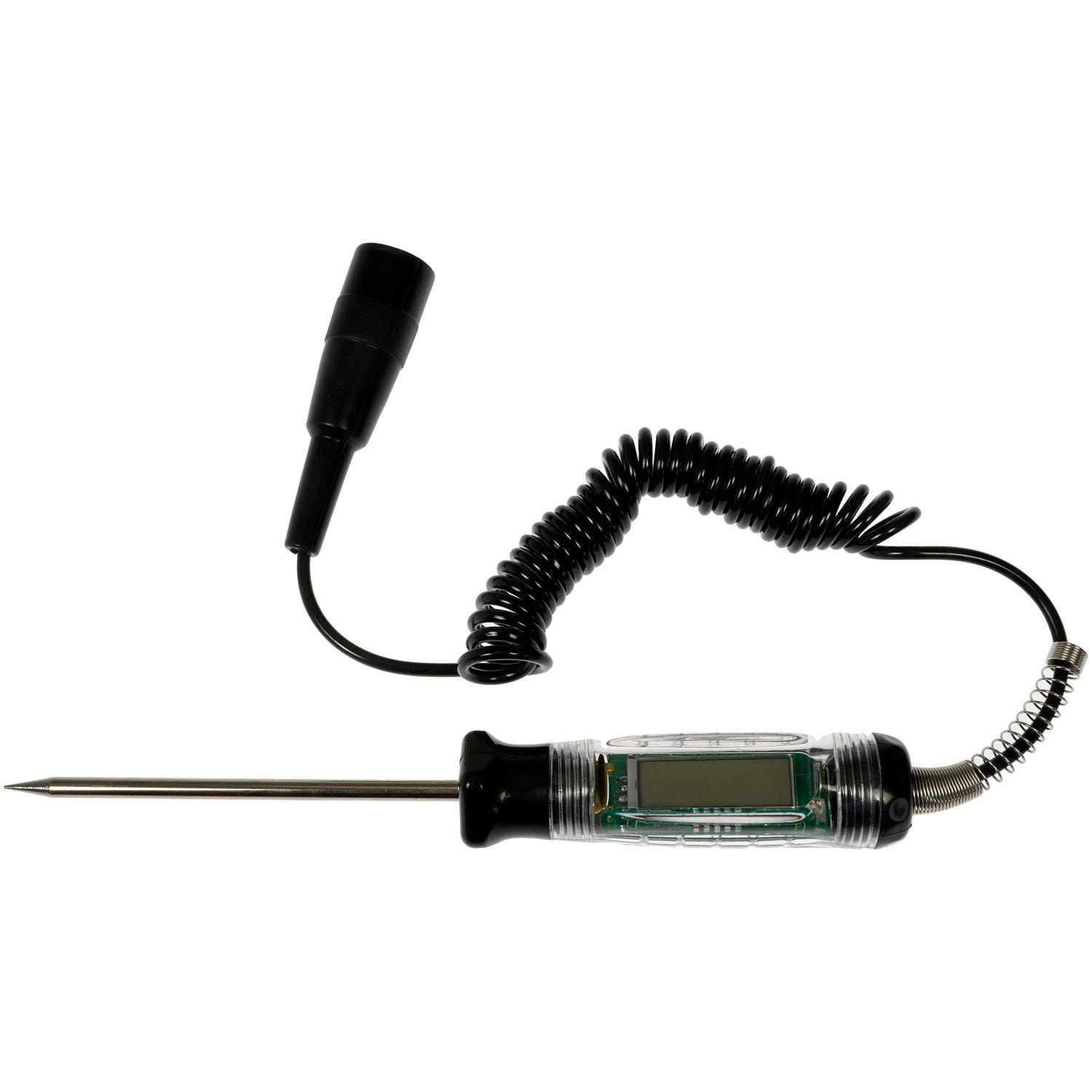 JASTIND Jastool Heavy Duty 3-48V Digital LCD Display Circuit Tester With 140 Inch Extended Spring Wire,Car Truck Vehicles Low Voltage