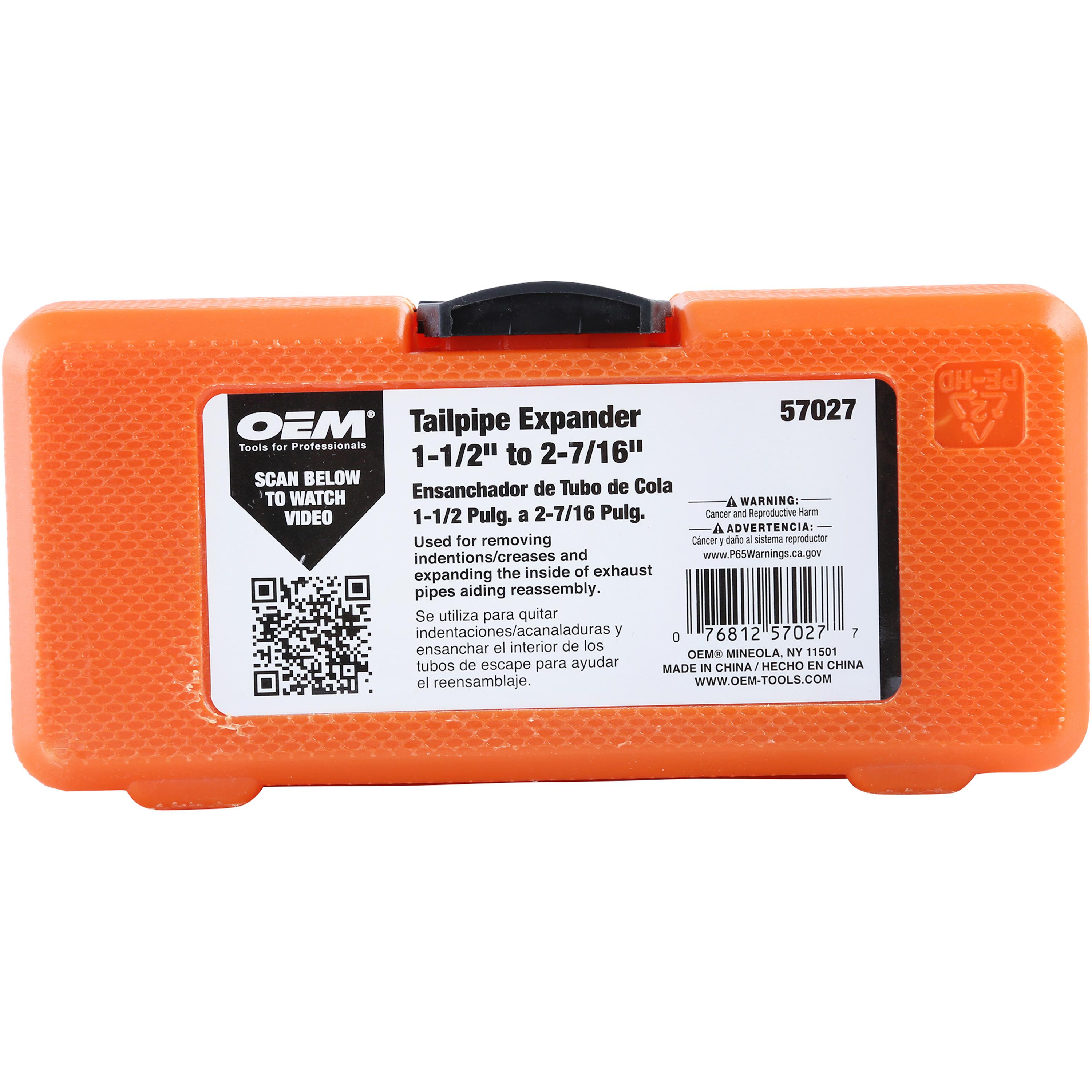 OEMTOOLS 1-1/2 in. X 2-7/16 in. Tailpipe Expander | AutoZone