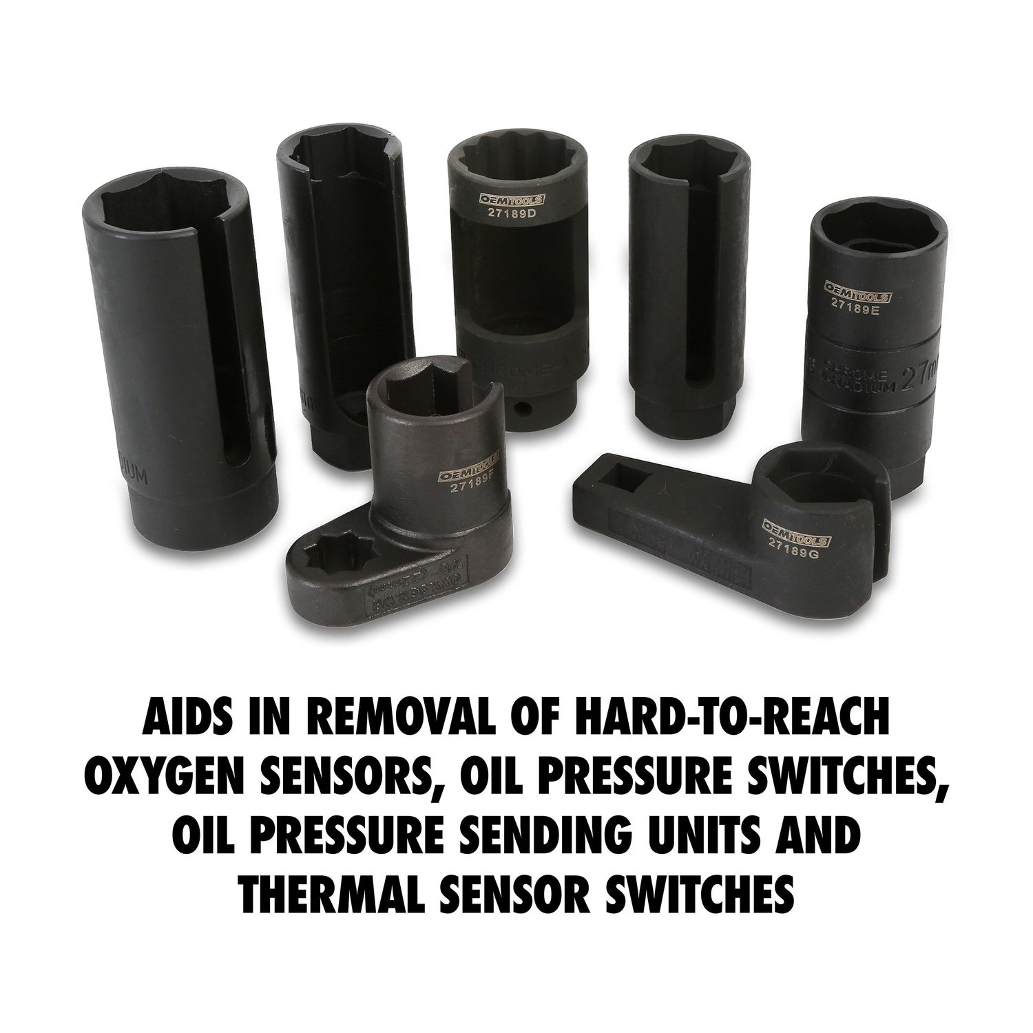 OEMTOOLS Sensor Socket Set 7 Piece | AutoZone