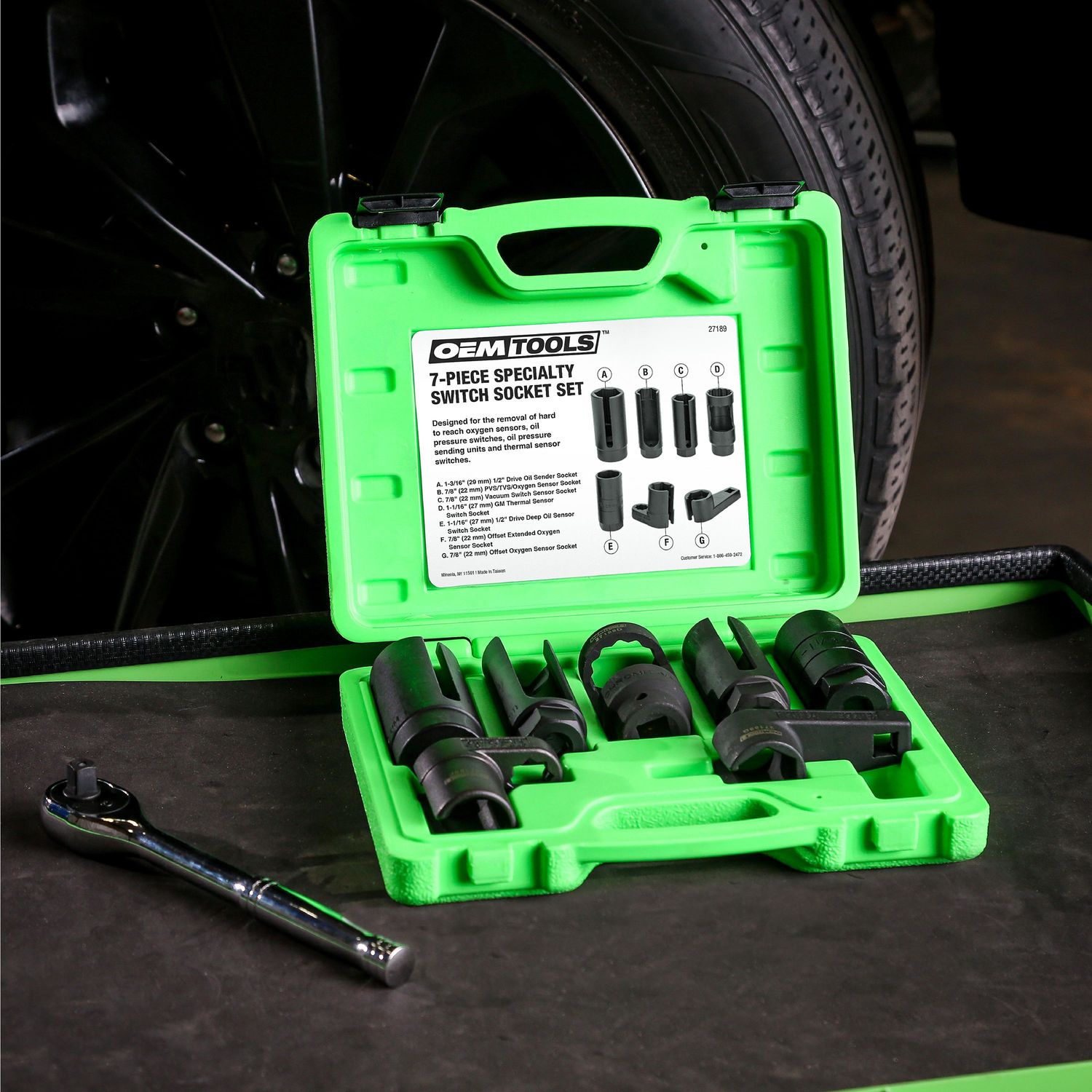 OEMTOOLS Sensor Socket Set 7 Piece | AutoZone