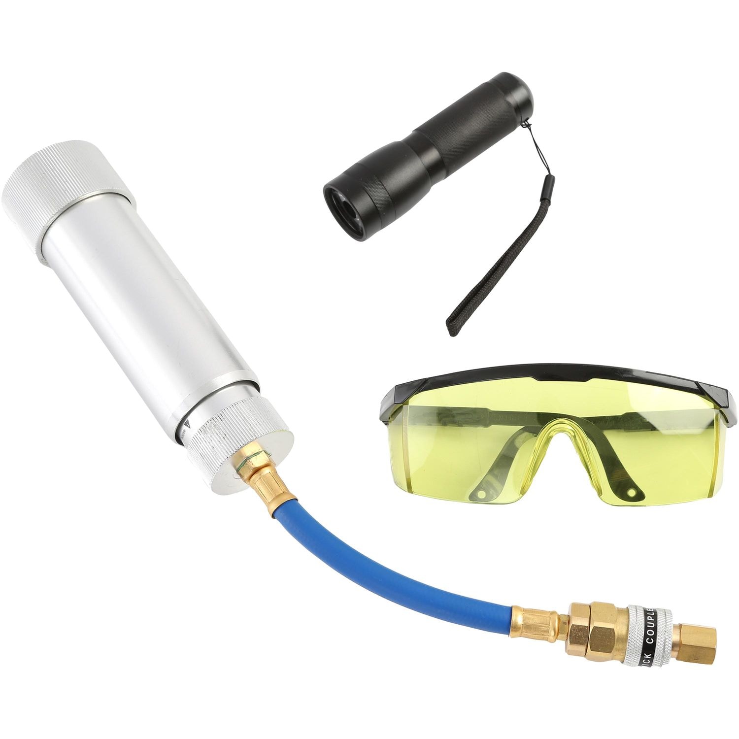 OEM TOOLS A/C Leak Detector UV Dye Injector/Light Kit (Dye Sold OEM TOOLS A/C Leak Detector UV Dye Injector/Light Kit (Dye Sold