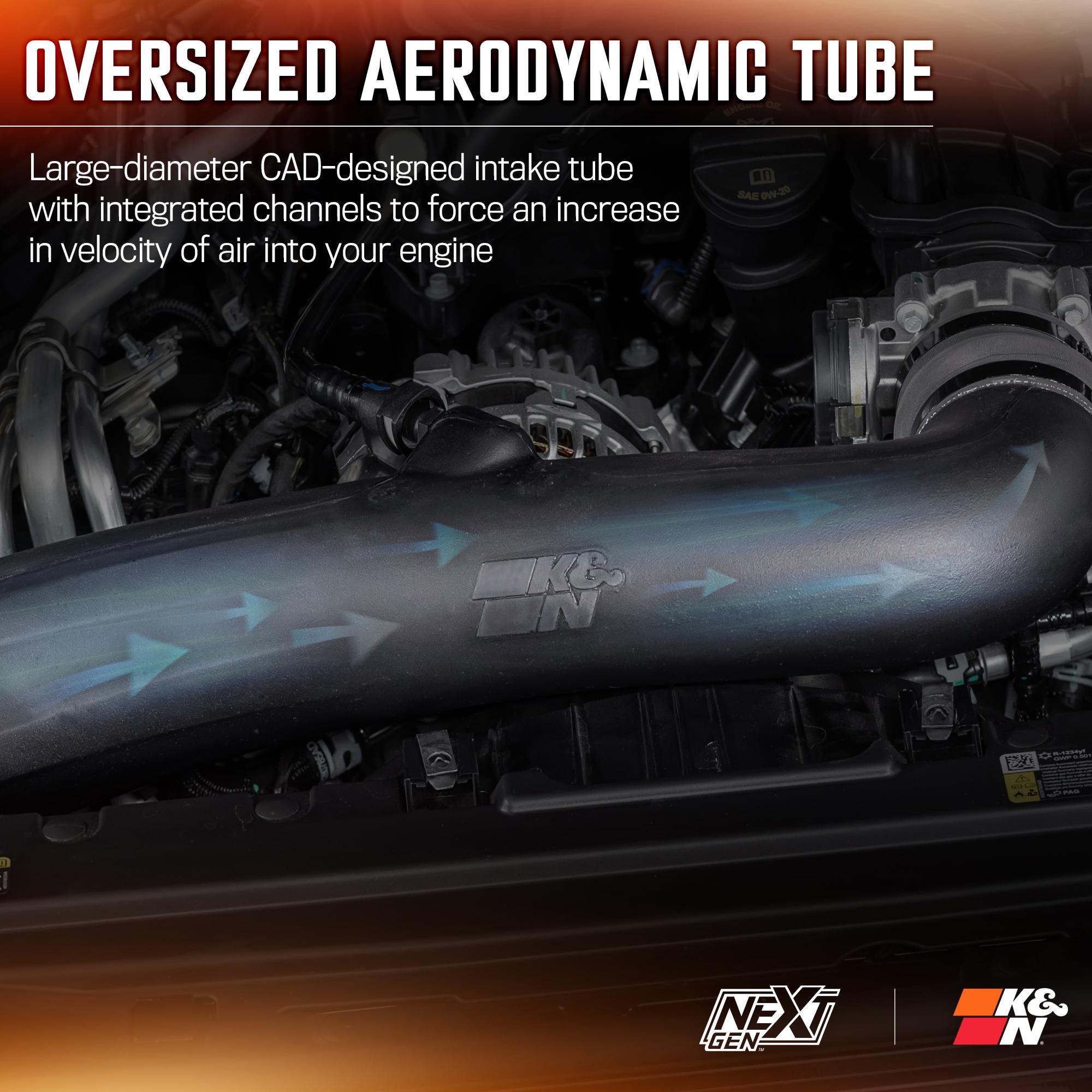 K&N Performance Engine Cold Air Intake Performance Kit 50-1576