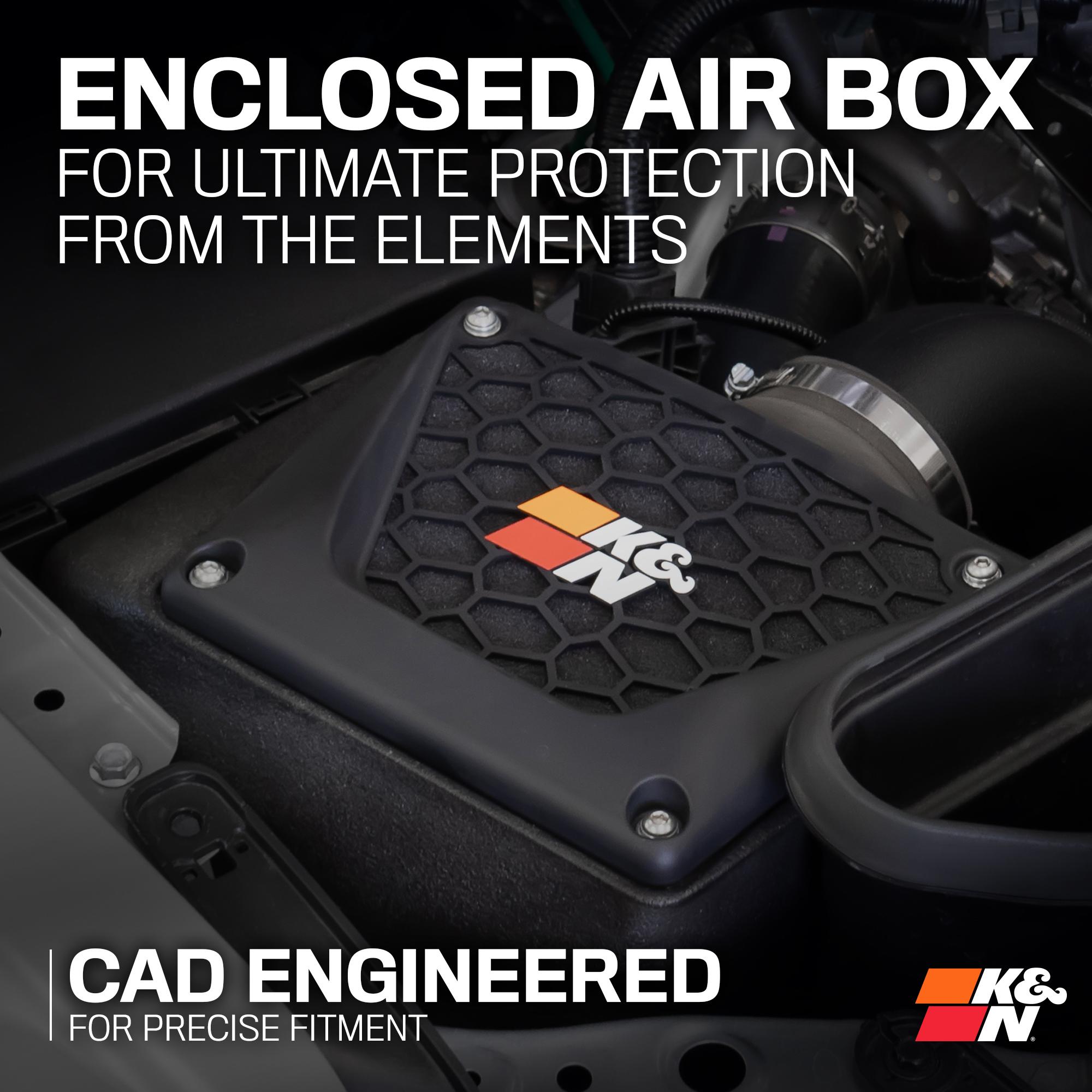 【kkenkenk】 K&N Performance Engine Cold Air Intake Performance Kit 63-9043