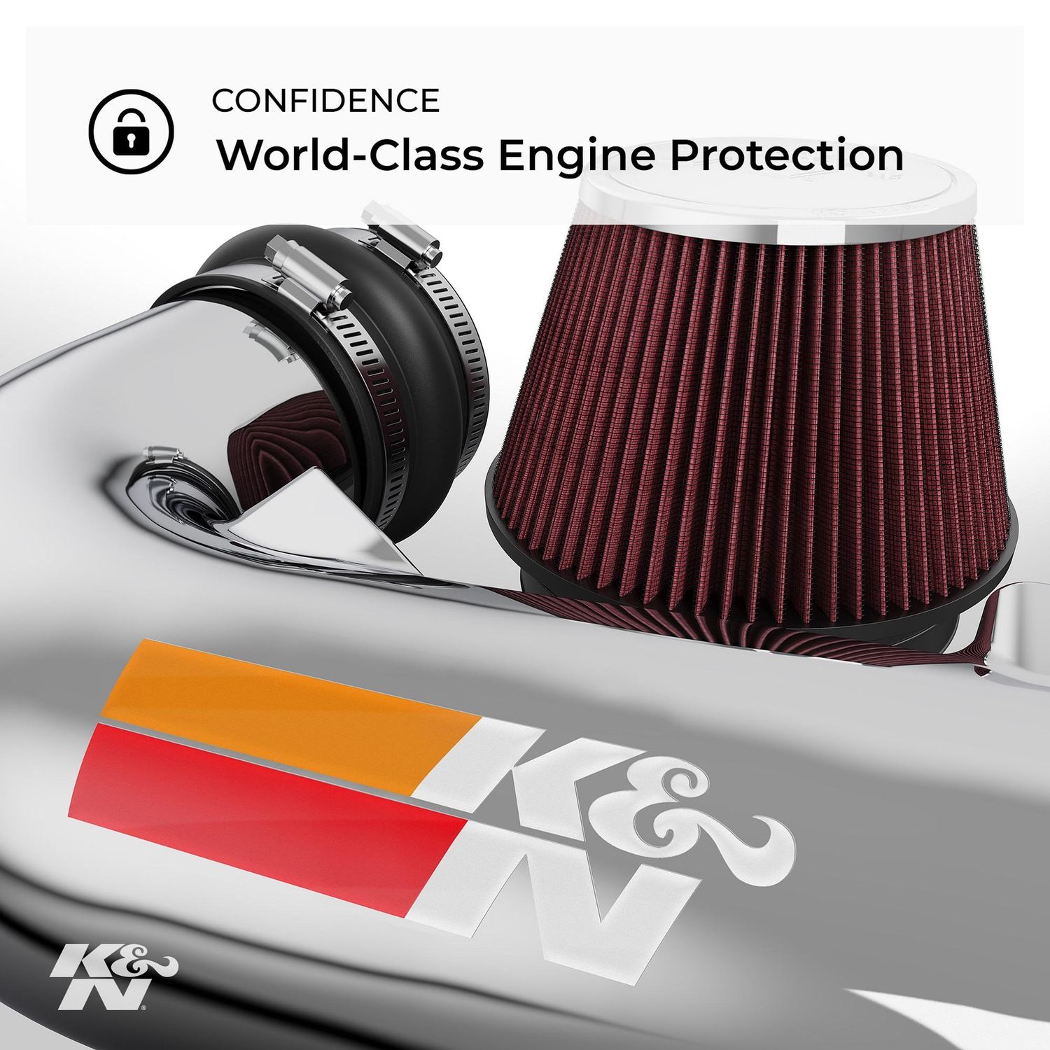 K&N High Performance Air Intake System 69-2544TP | AutoZone