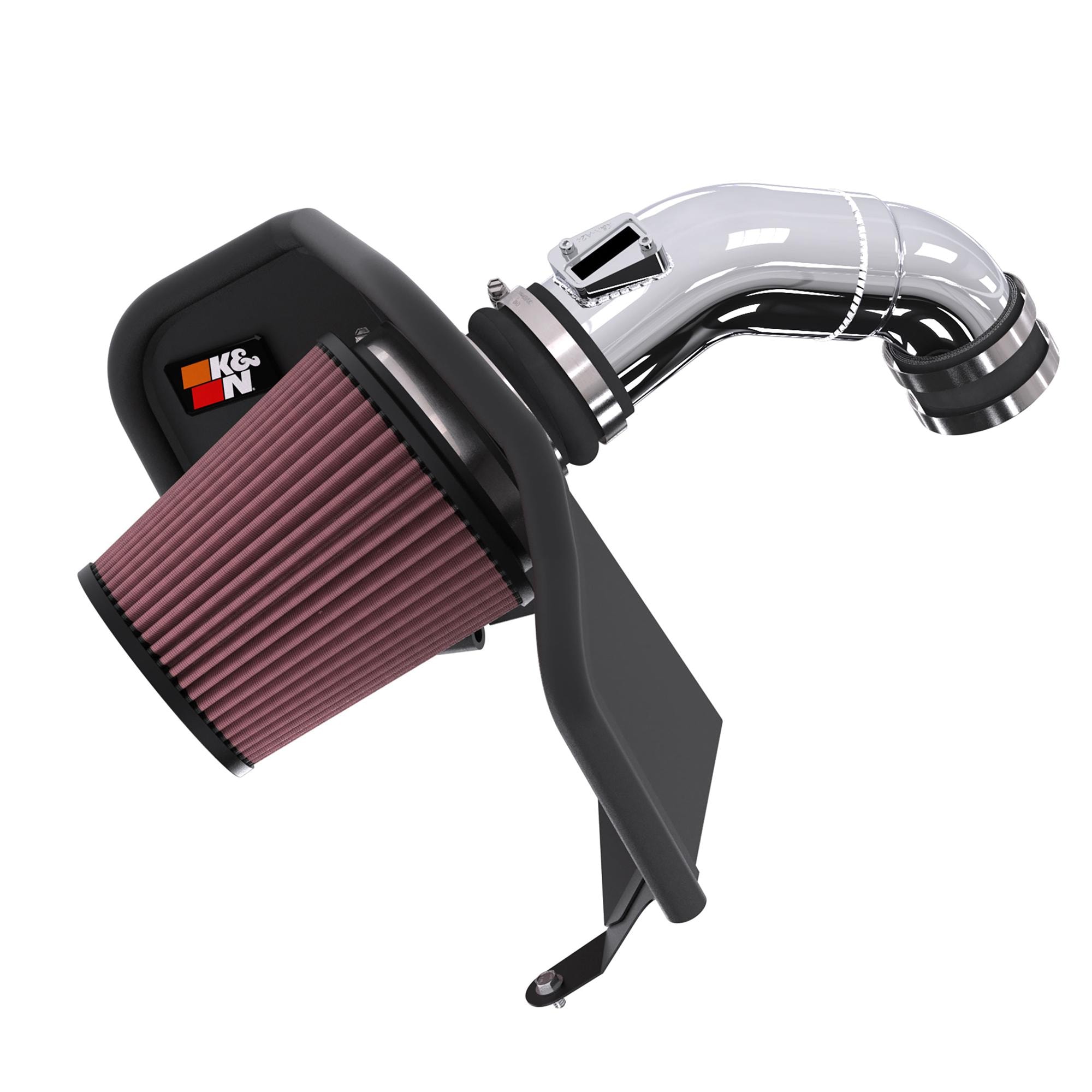 K&N Performance Metal Engine Cold Air Intake Performance Kit 77