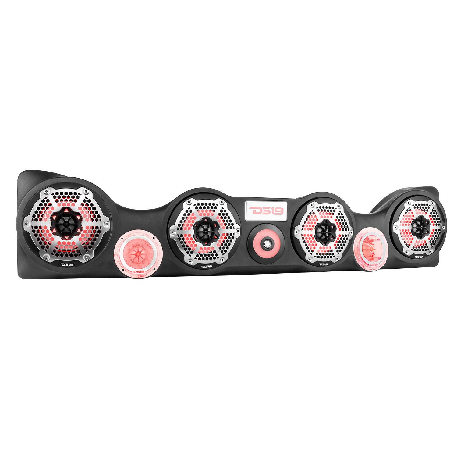 DS18 Jeep TJ Overhead Bar System Fits 4 x 6.5in Speakers 2 x