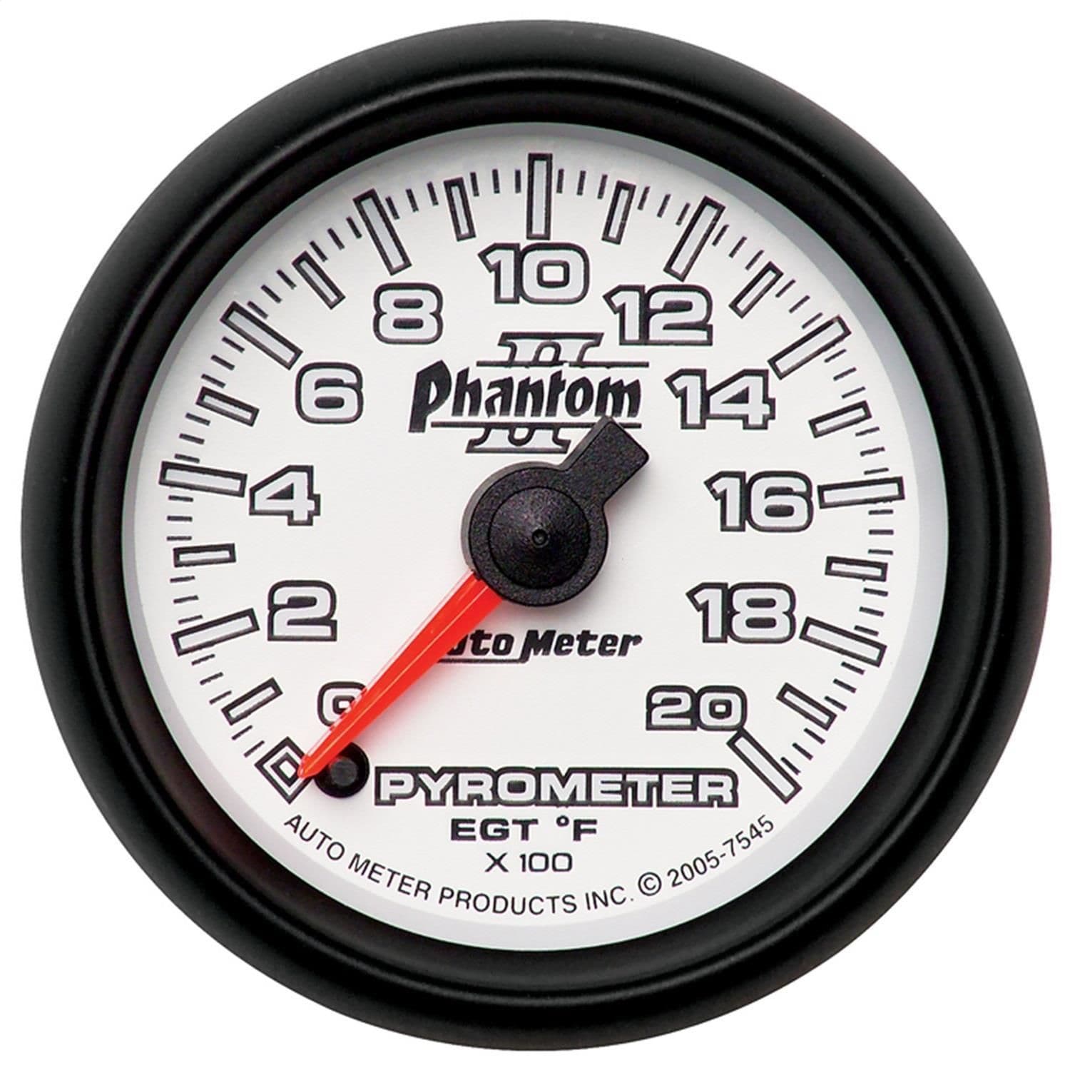 AutoMeter 2 1/16in 0-2000 Degree Phantom II Digital Pyrometer Gauge ...