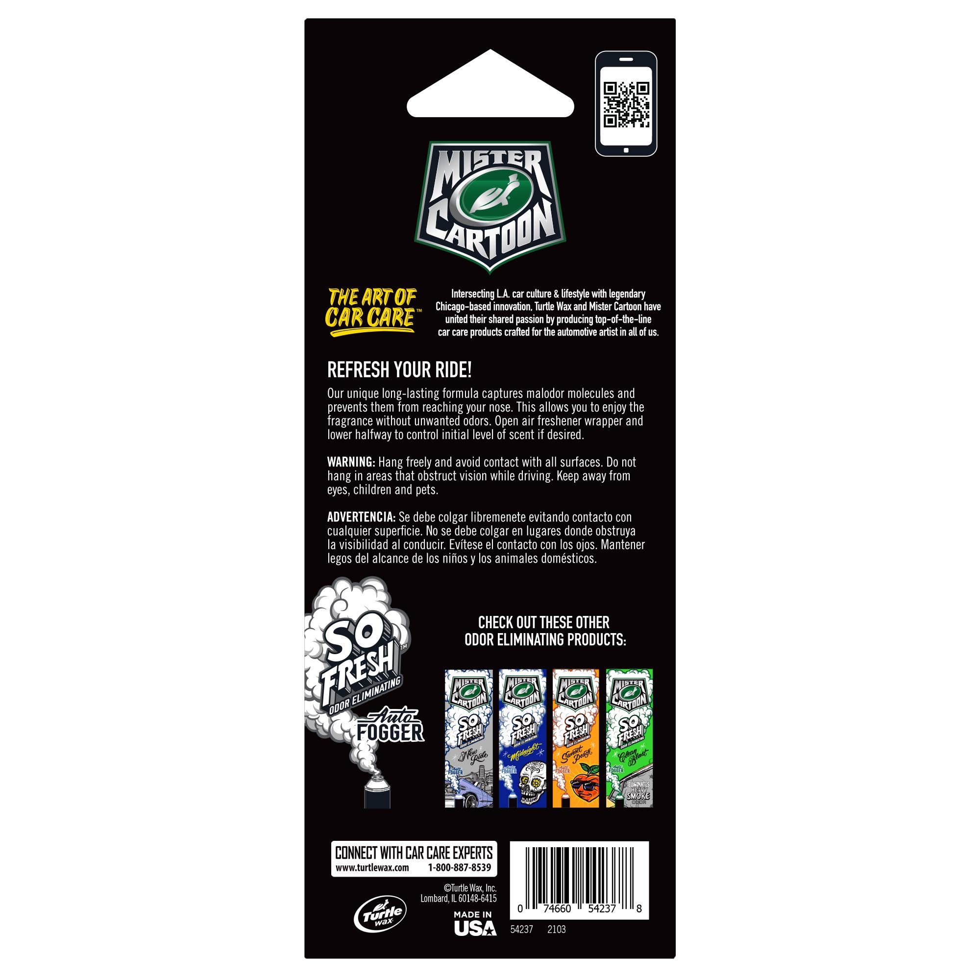 Turtle Wax Mister Cartoon Our Lady of Guadalupe Scent Hanging Air