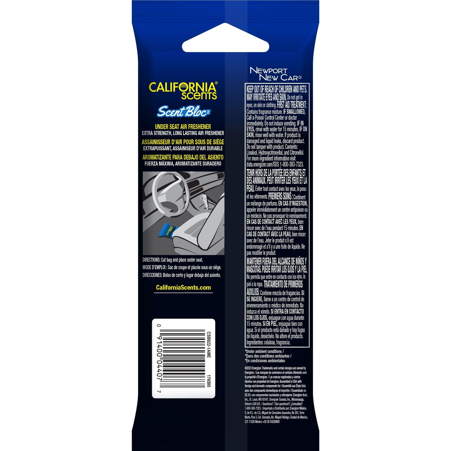 California Scents New Car Scent Bloc Air Freshener