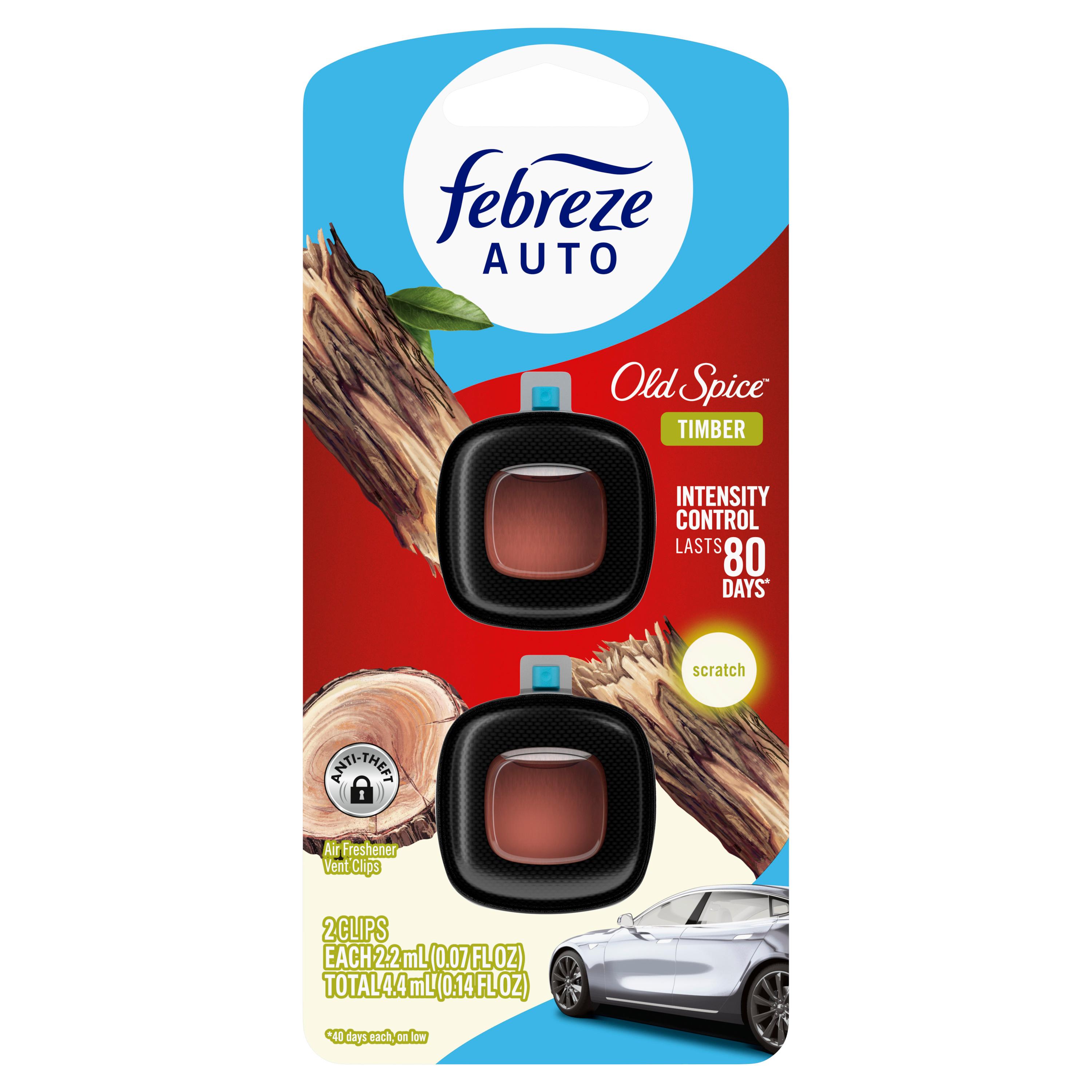 Frebreze Old Spice Timber Scent Vent Air Freshener 2 Pack | AutoZone