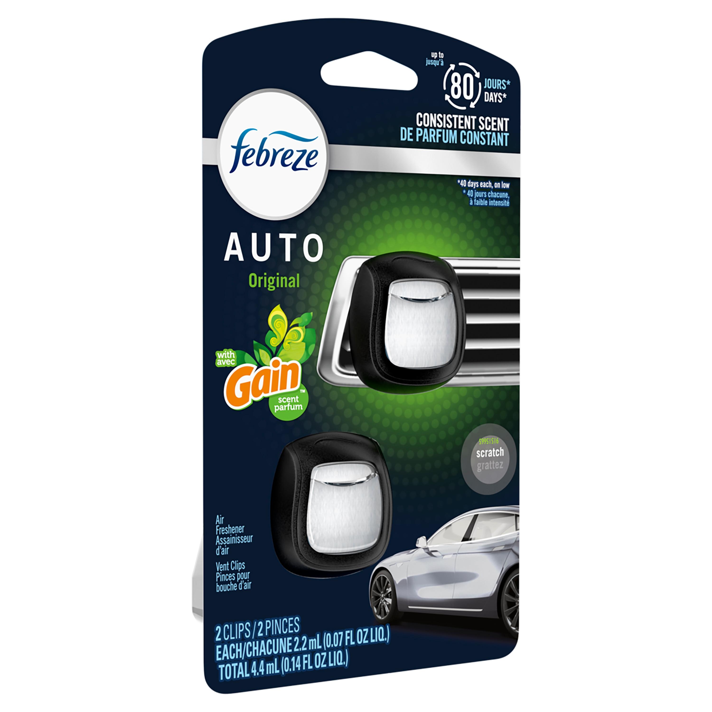 Frebreze Gain Original Scent Vent Air Freshener 2 Pack | AutoZone