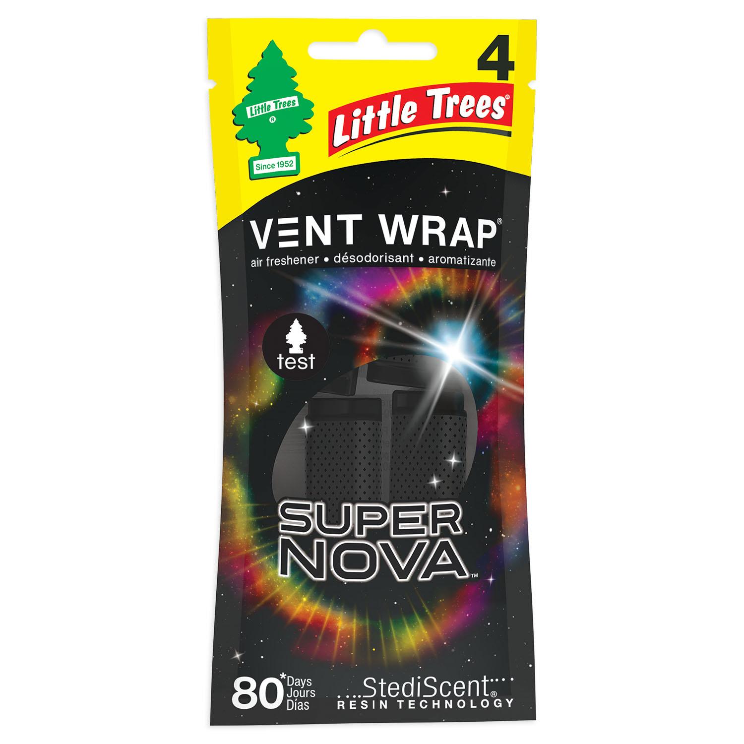 Little Trees Warp Supernova Scent Vent Air Freshener 4 Pack | AutoZone