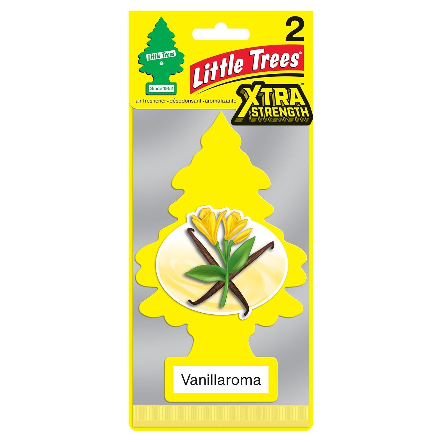 LITTLE TREES Vanillaroma Xtra Strength Scent Hanging Air Freshener