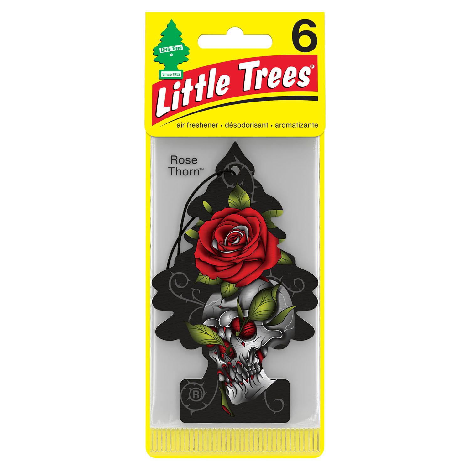 LITTLE TREES Rose Thorn Scent Hanging Air Freshener 6 Pack | AutoZone