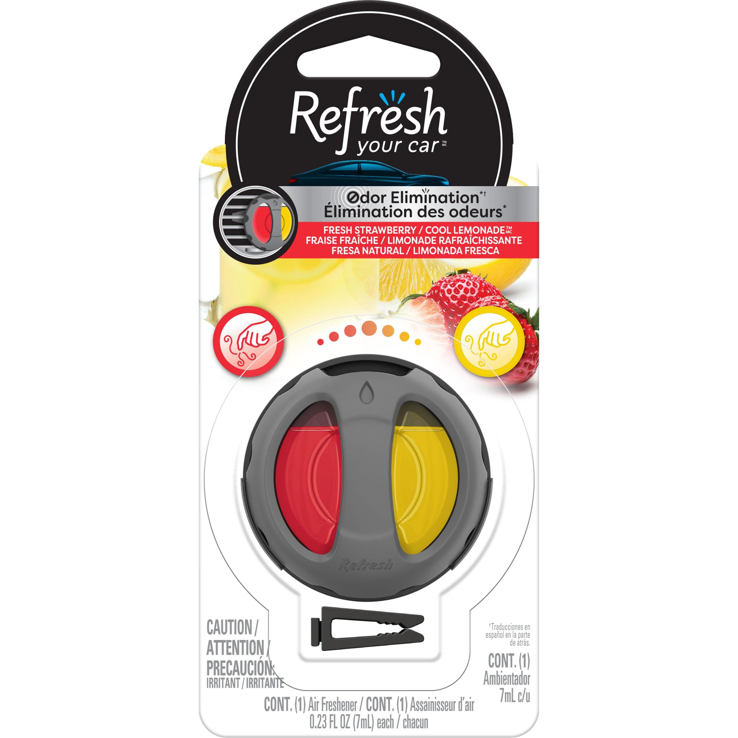 Refresh Your Car Fresh Strawberry and Cool Lemonade Scent Vent Air