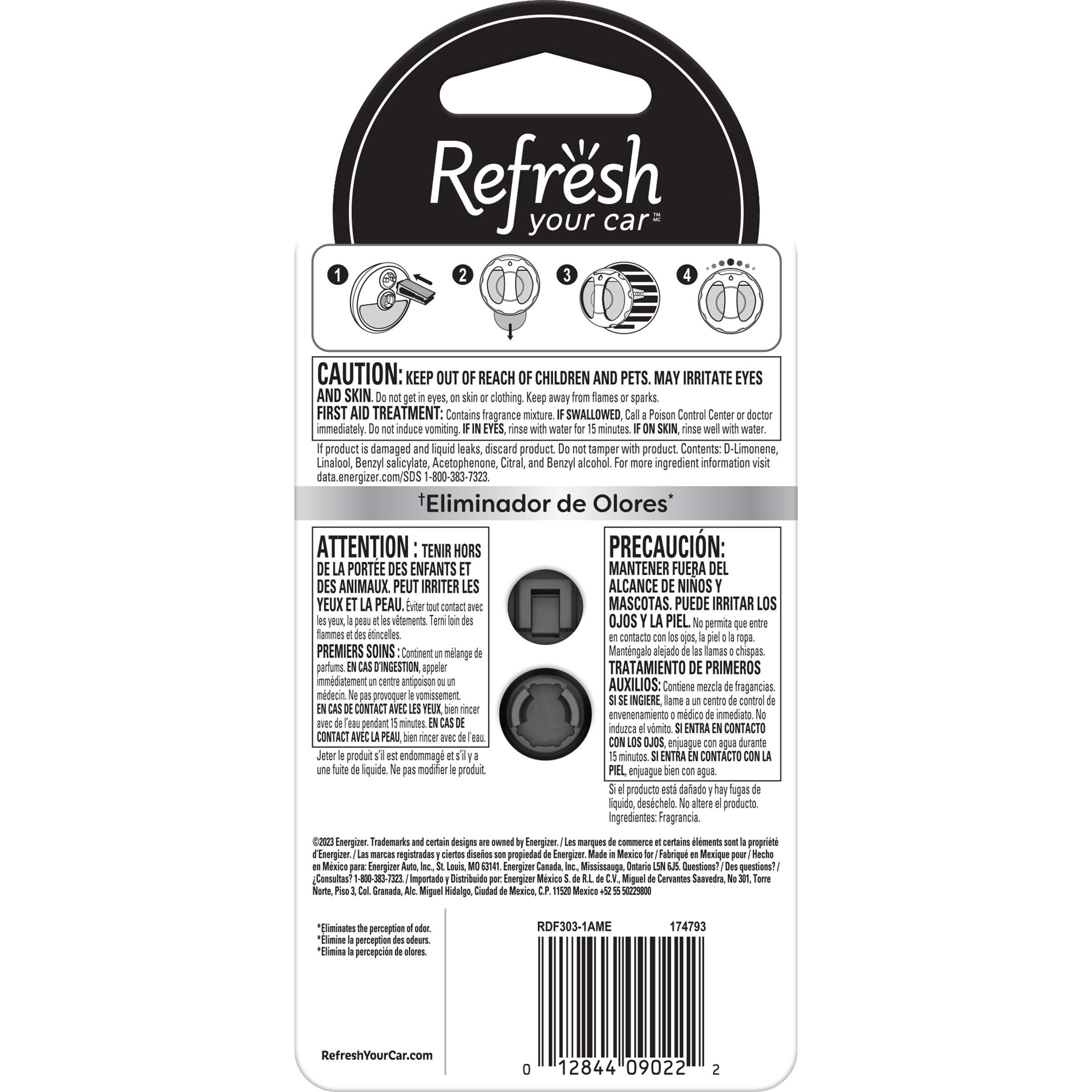 Refresh Your Car Fresh Strawberry and Cool Lemonade Scent Vent Air