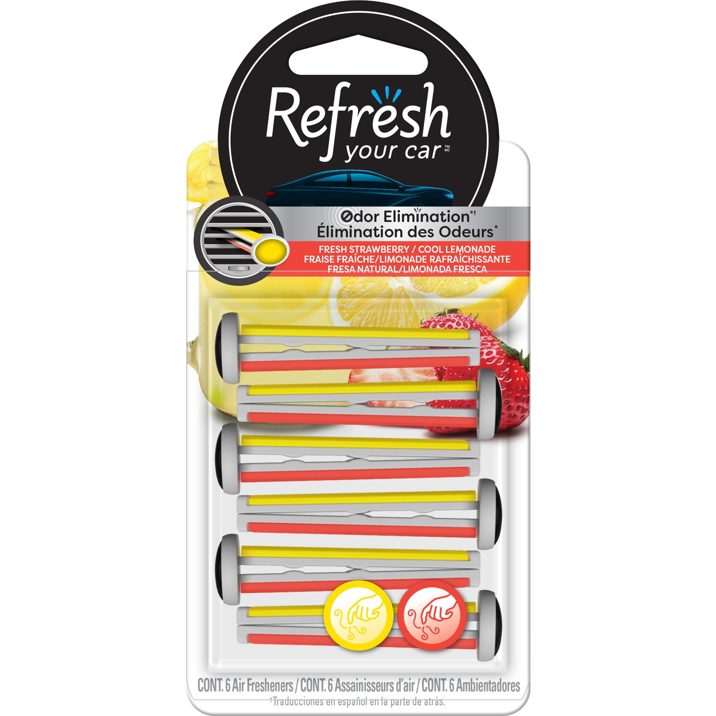 Refresh Your Car Strawberry and Cool Lemonade Scent Vent Air