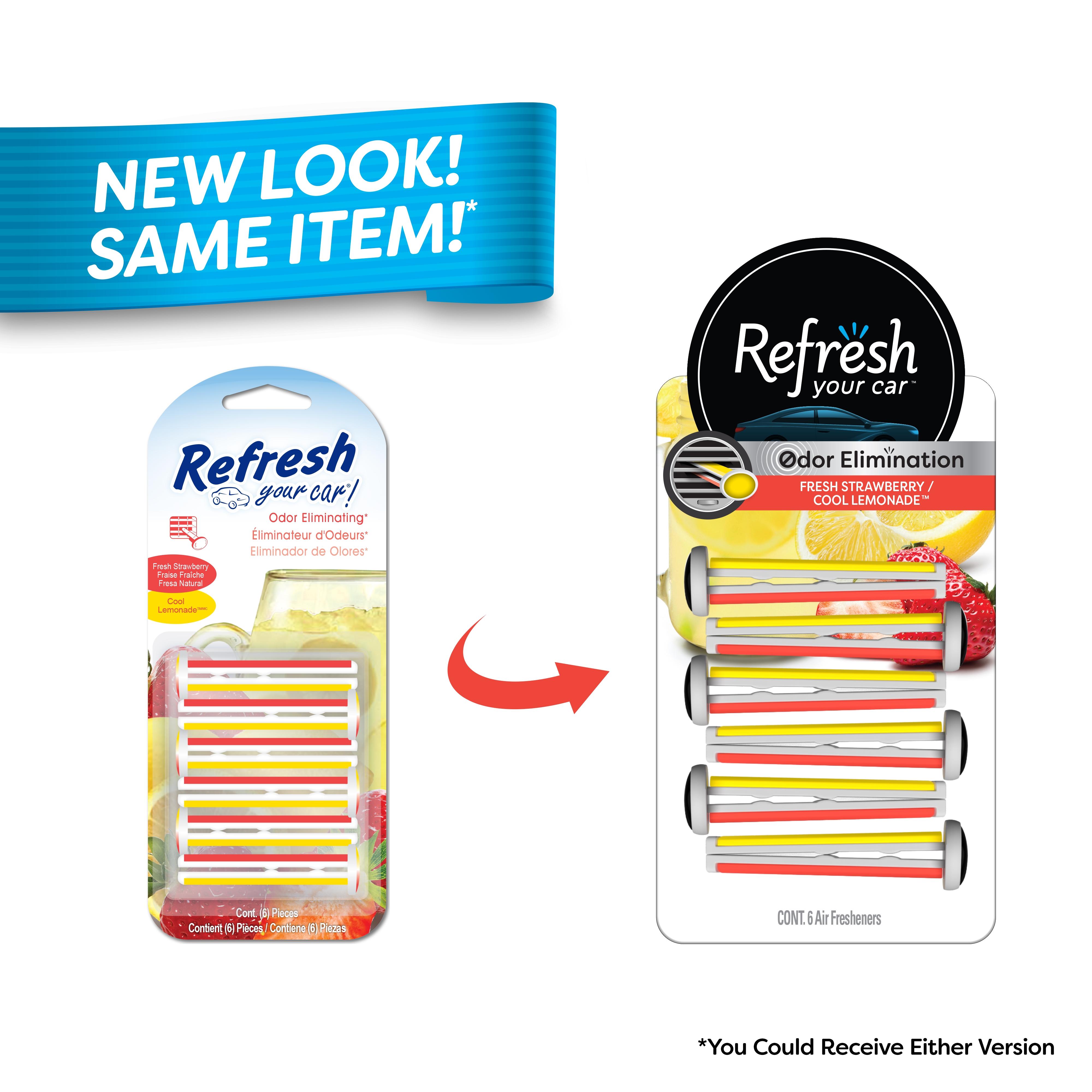 Refresh Your Car Strawberry and Cool Lemonade Scent Vent Air