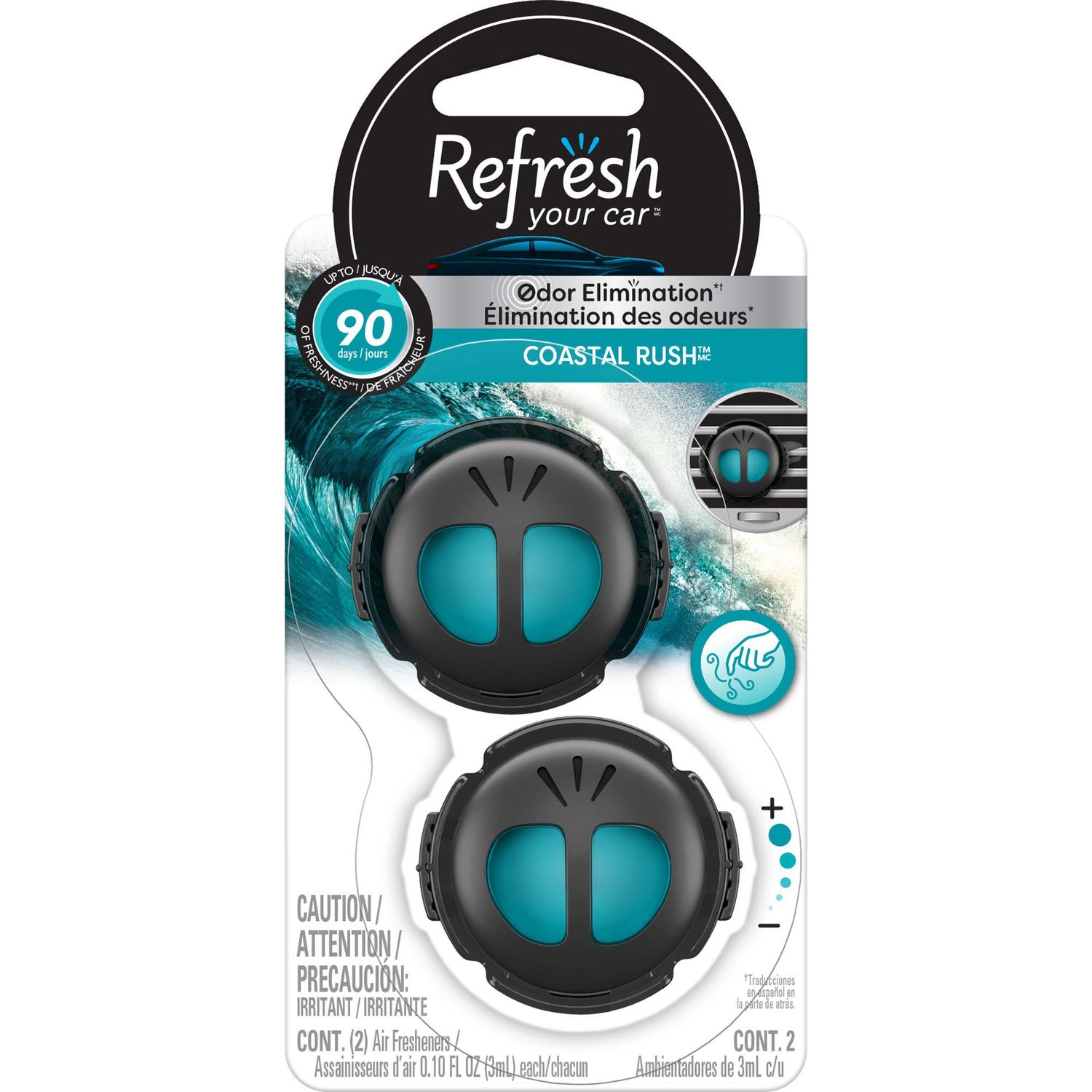 Refresh Your Car Fresh Strawberry and Cool Lemonade Scent Vent Air