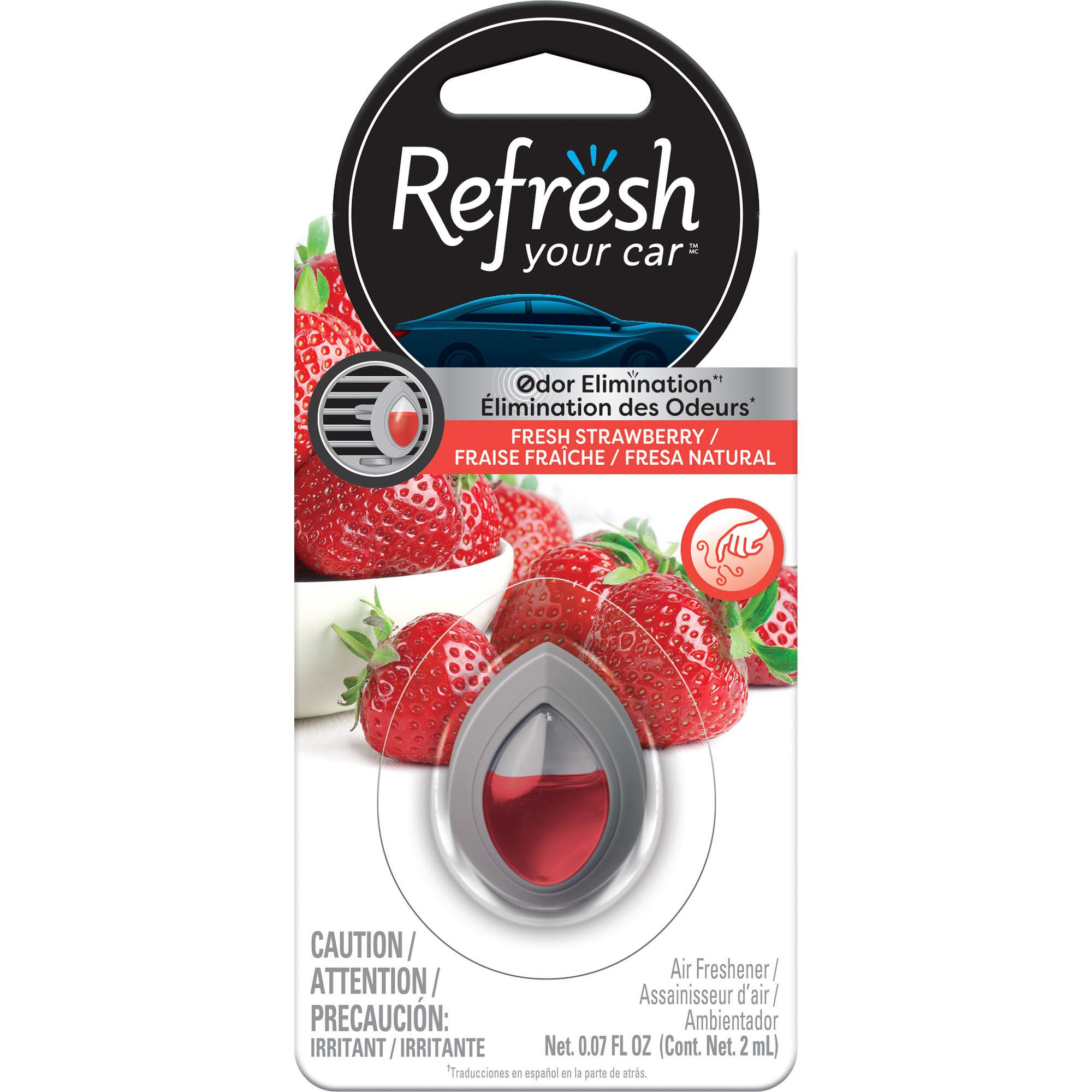 Refresh Your Car Fresh Strawberry and Cool Lemonade Scent Vent Air