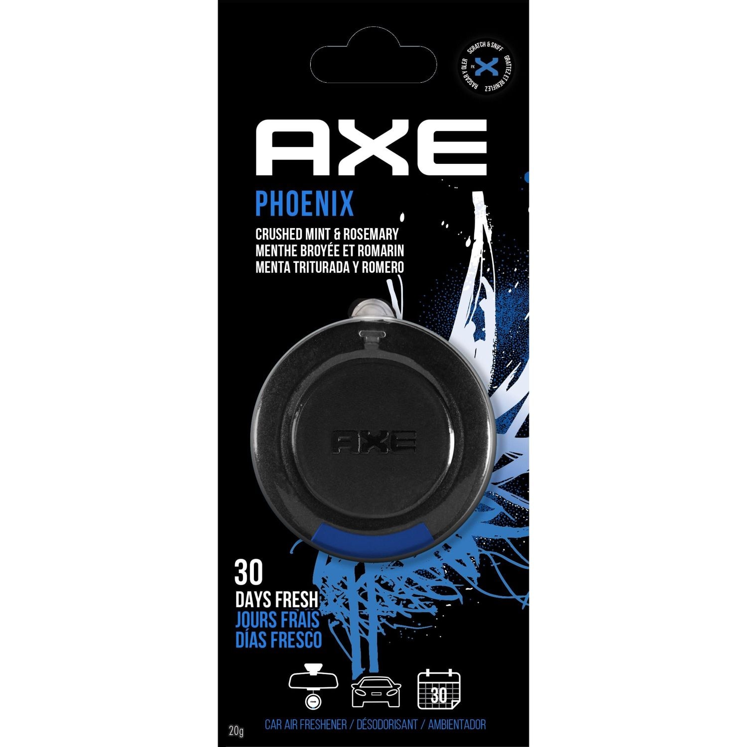 Axe Auto Frozen Pear and Cedarwood Scent Hanging Air Freshener