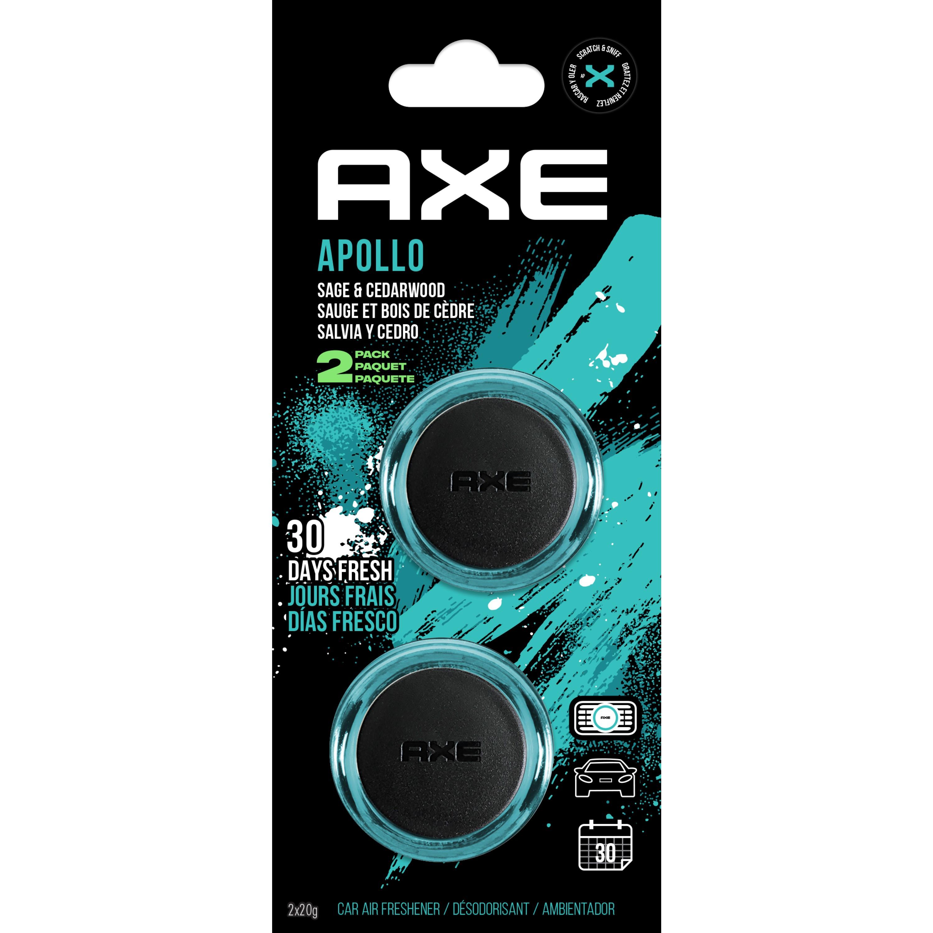 Axe Auto Air Fresheners Axe Apollo Scent Vent Air Freshener 2 Pack