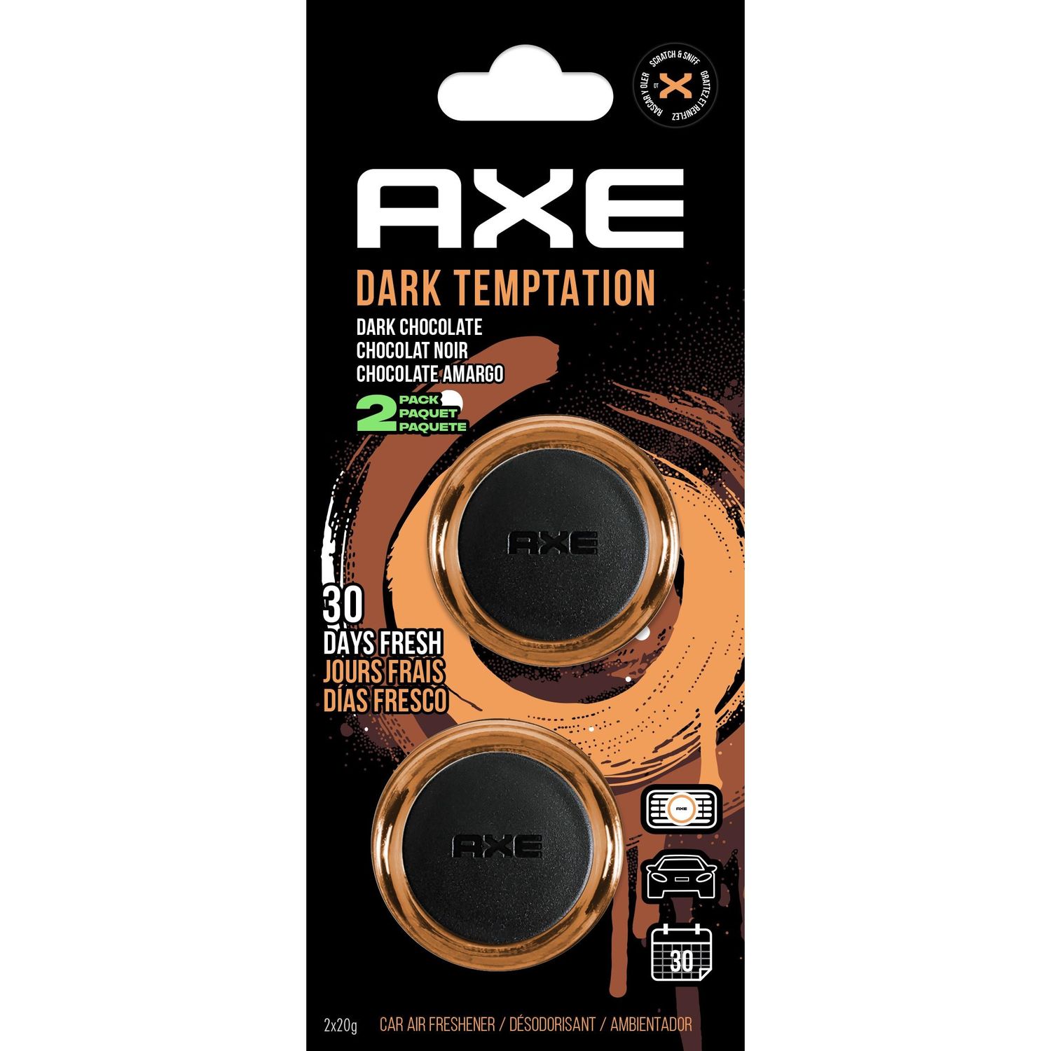 Axe Auto Frozen Pear and Cedarwood Scent Vent Air Freshener | AutoZone