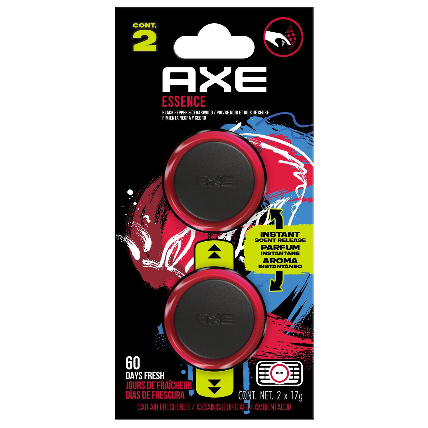 Axe Auto Axe Phoenix Scent Vent Air Freshener 2 Pack | AutoZone
