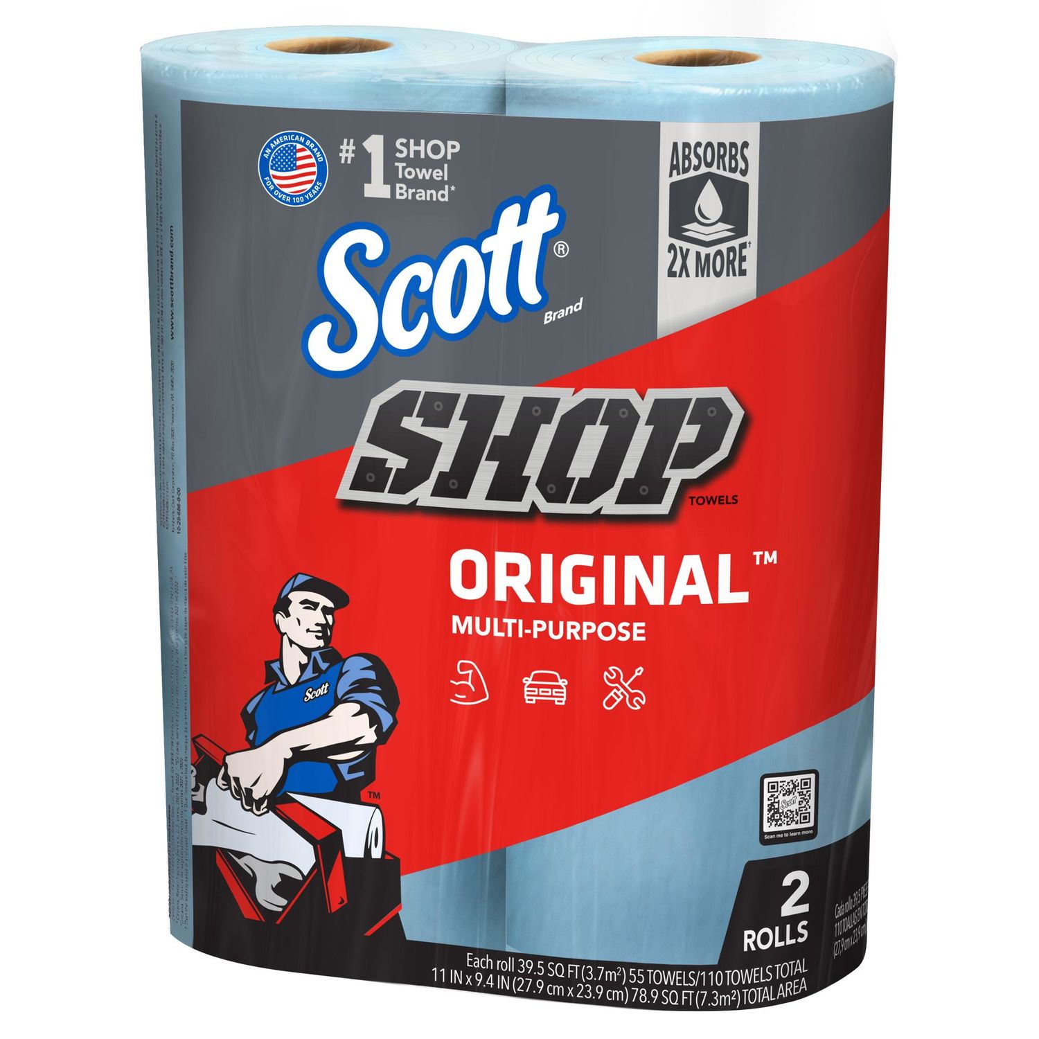 Scott Original Shop Towel Roll 2 Pack