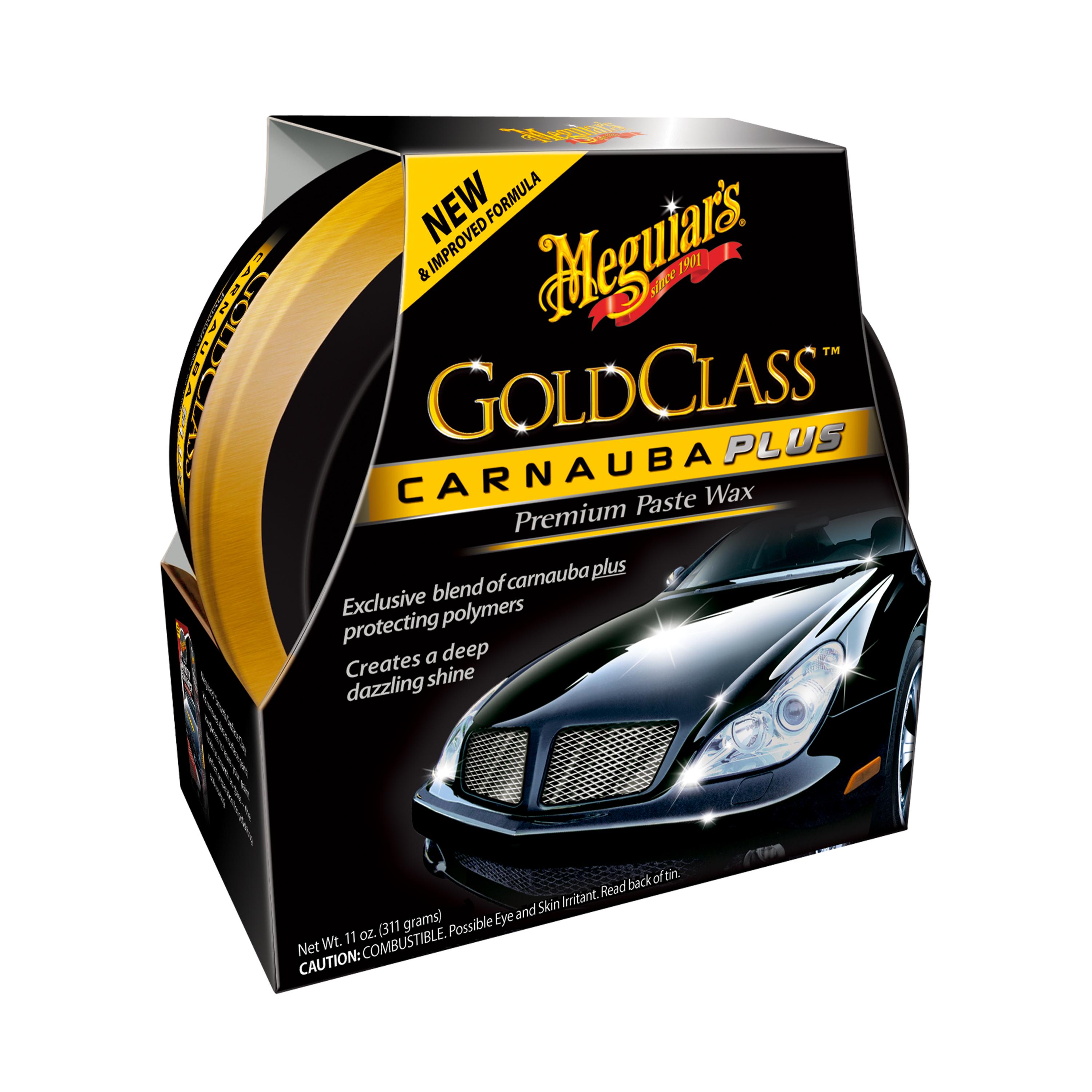 アウトレット　カーワックス Gold Glitter PLUS 3本セット Meguiar's Gold Class Carnauba Plus Premium Paste Wax 11oz | AutoZone