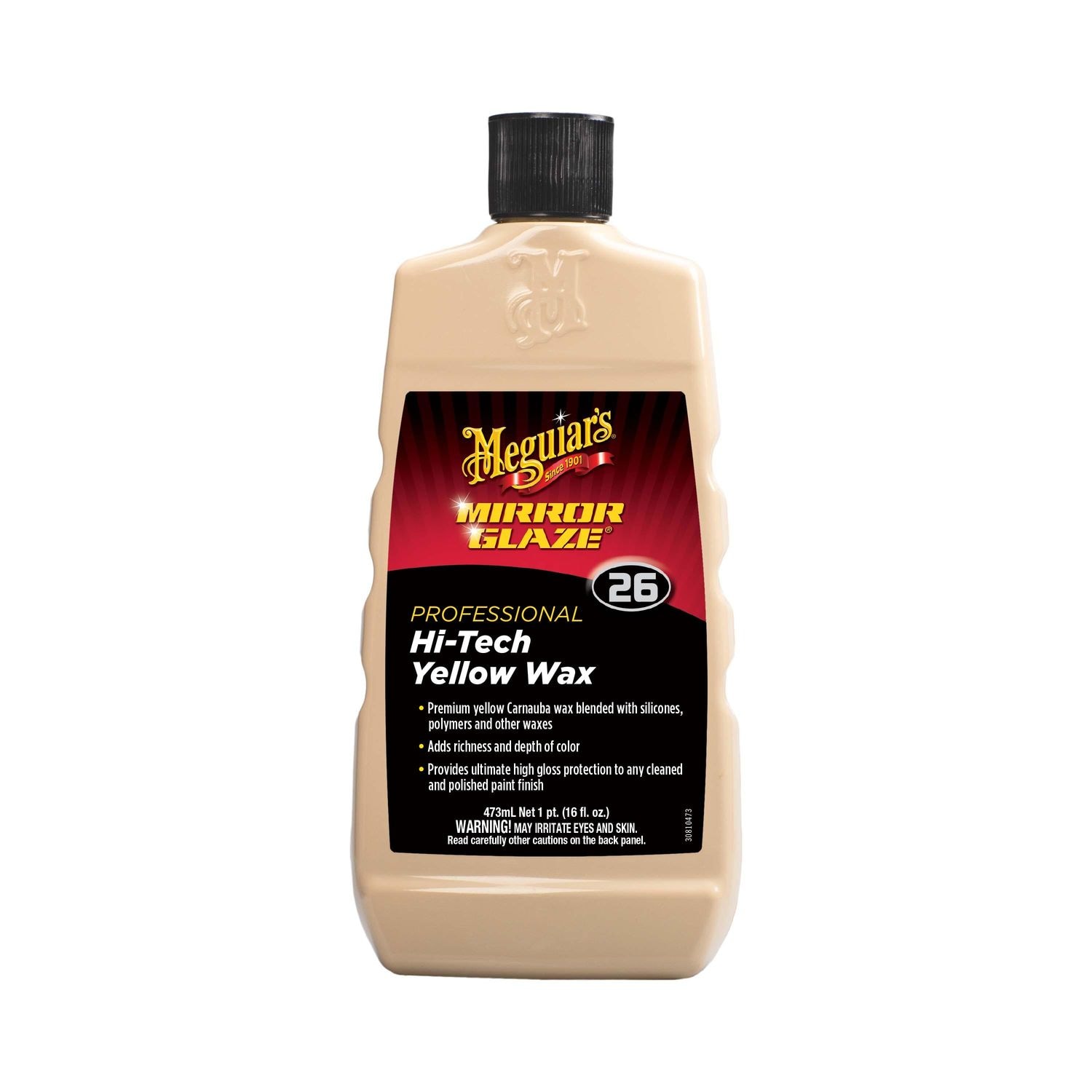 Meguiar's M26 Mirror Glaze Hi-Tech Yellow Liquid Wax 16oz | AutoZone