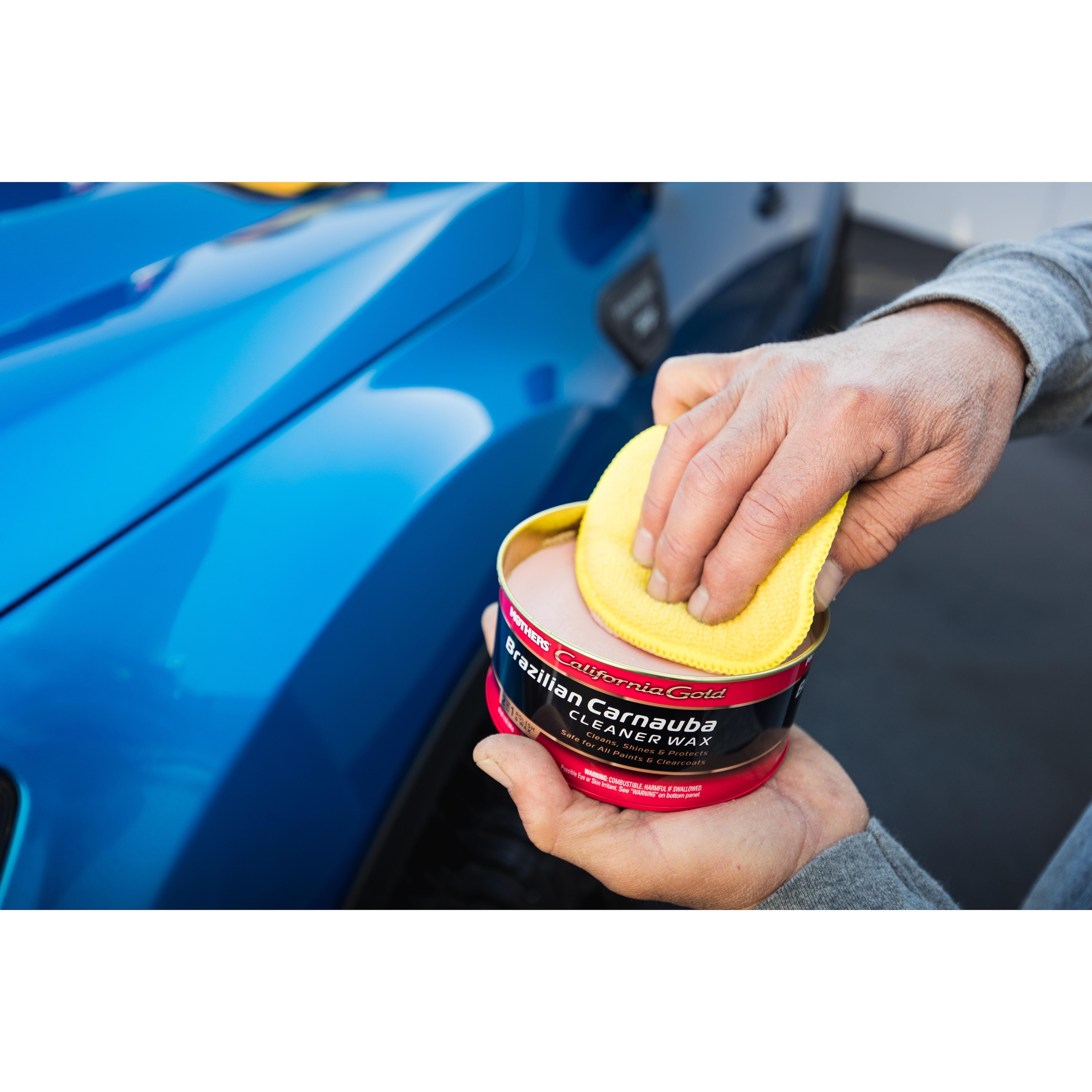 Mothers California Gold Brazilian Carnauba Paste Cleaner Wax 12oz