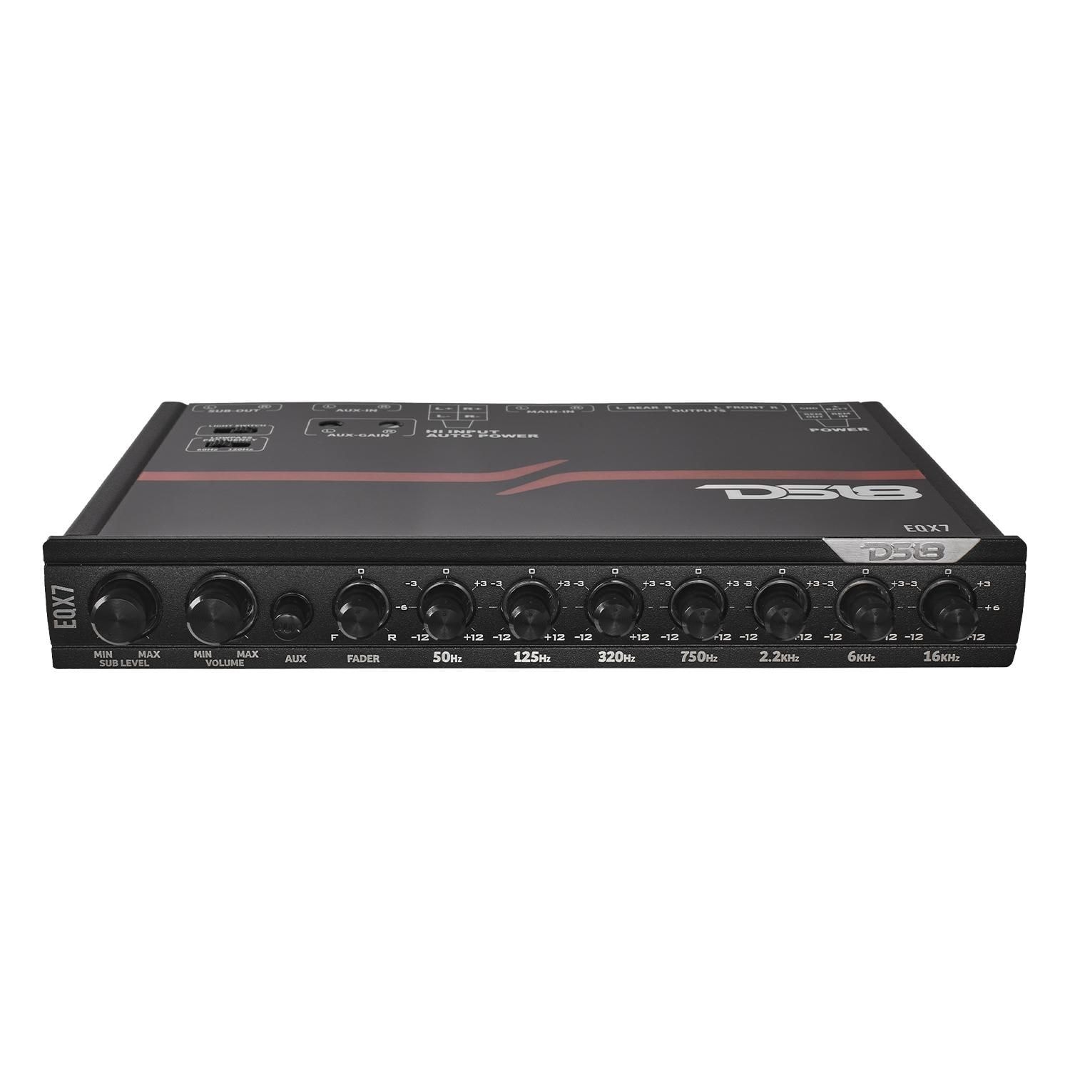 DS18 High Volt 7-Band Equalizer with High Level Input and Auto