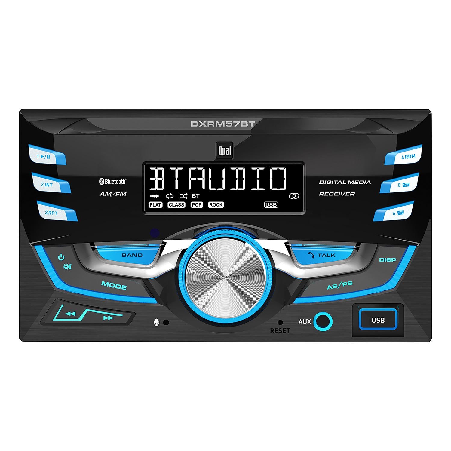 Dual Electronics 7 Character LCD Digital Media Receiver with