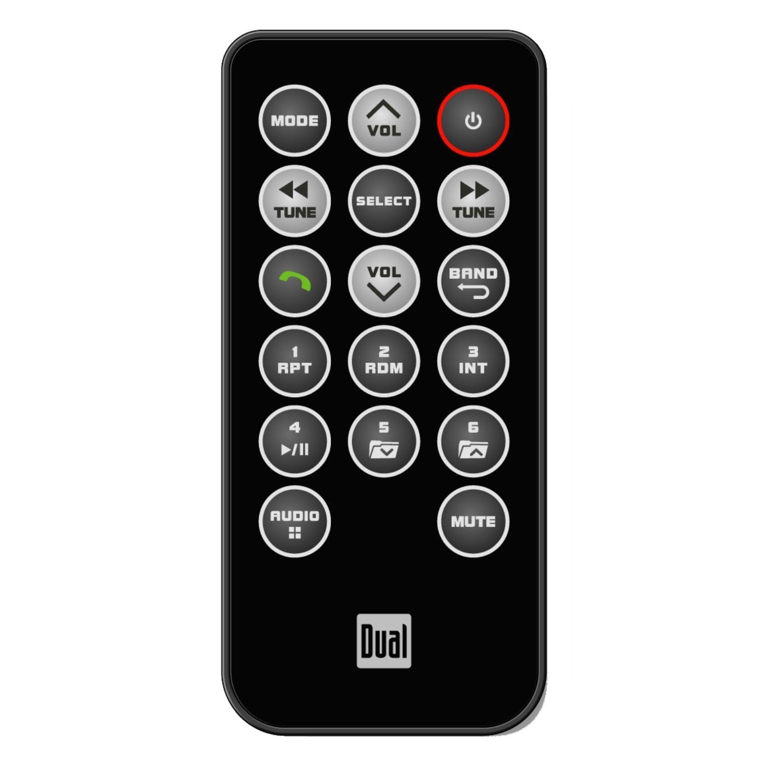 Dual Electronics 7 Character LCD Digital Media Receiver with Bluetooth ...
