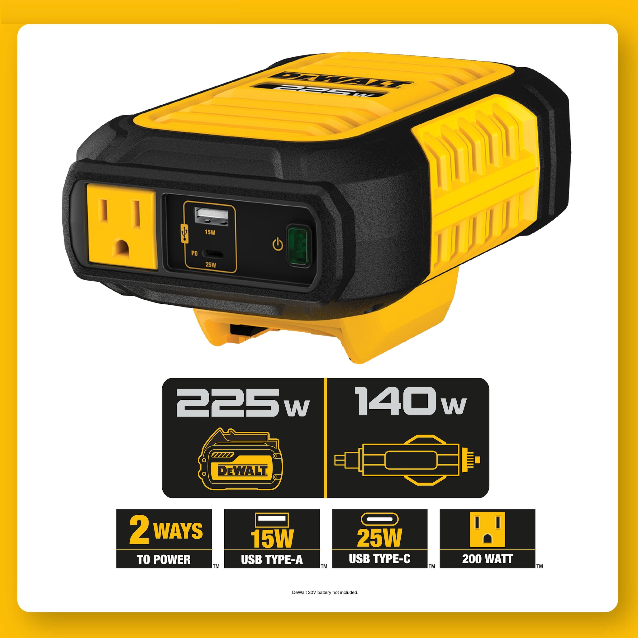 Dewalt Power Inverter DXAEPIP2W