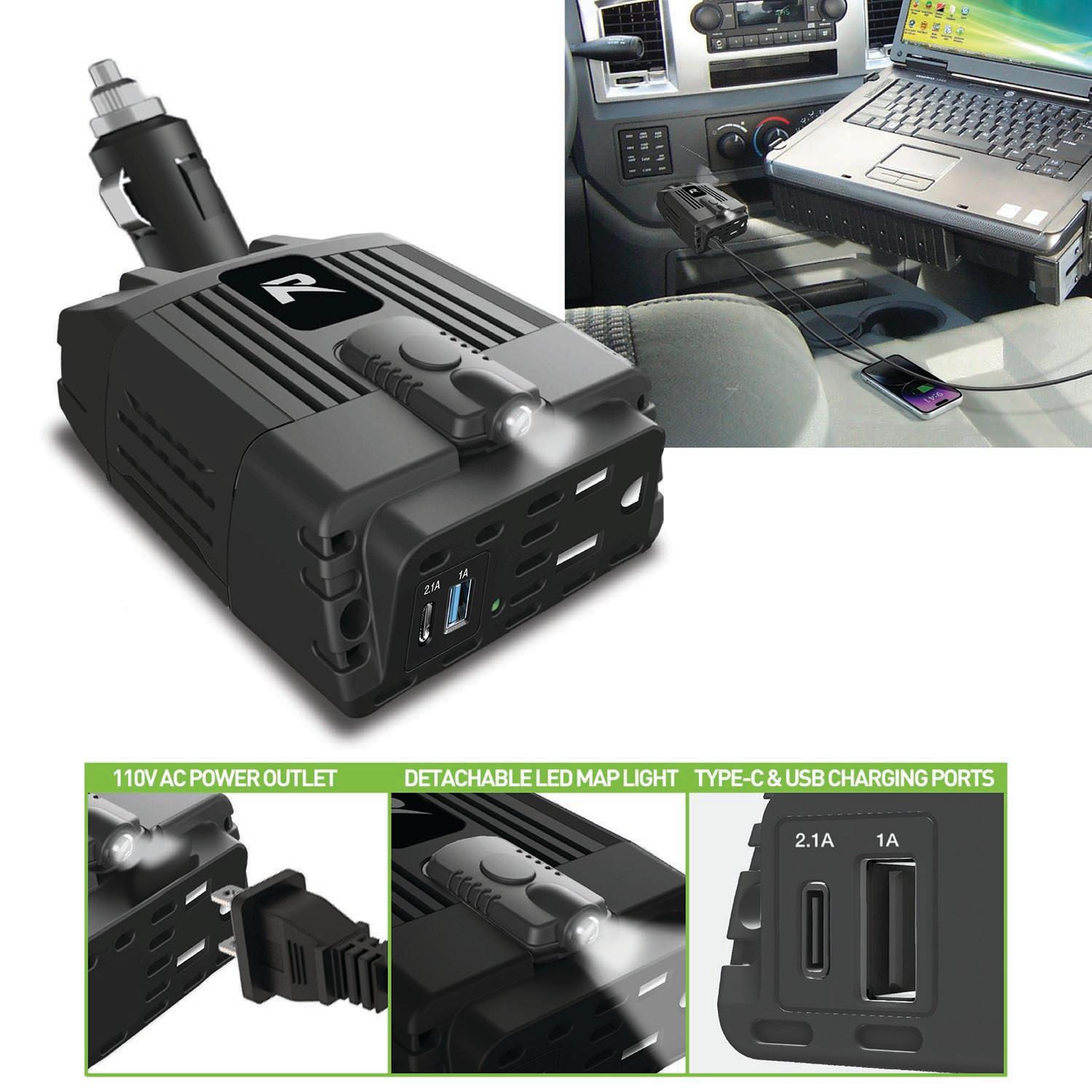 Road Proof 120 Watt Inverter with 2 USB Charging Ports | AutoZone