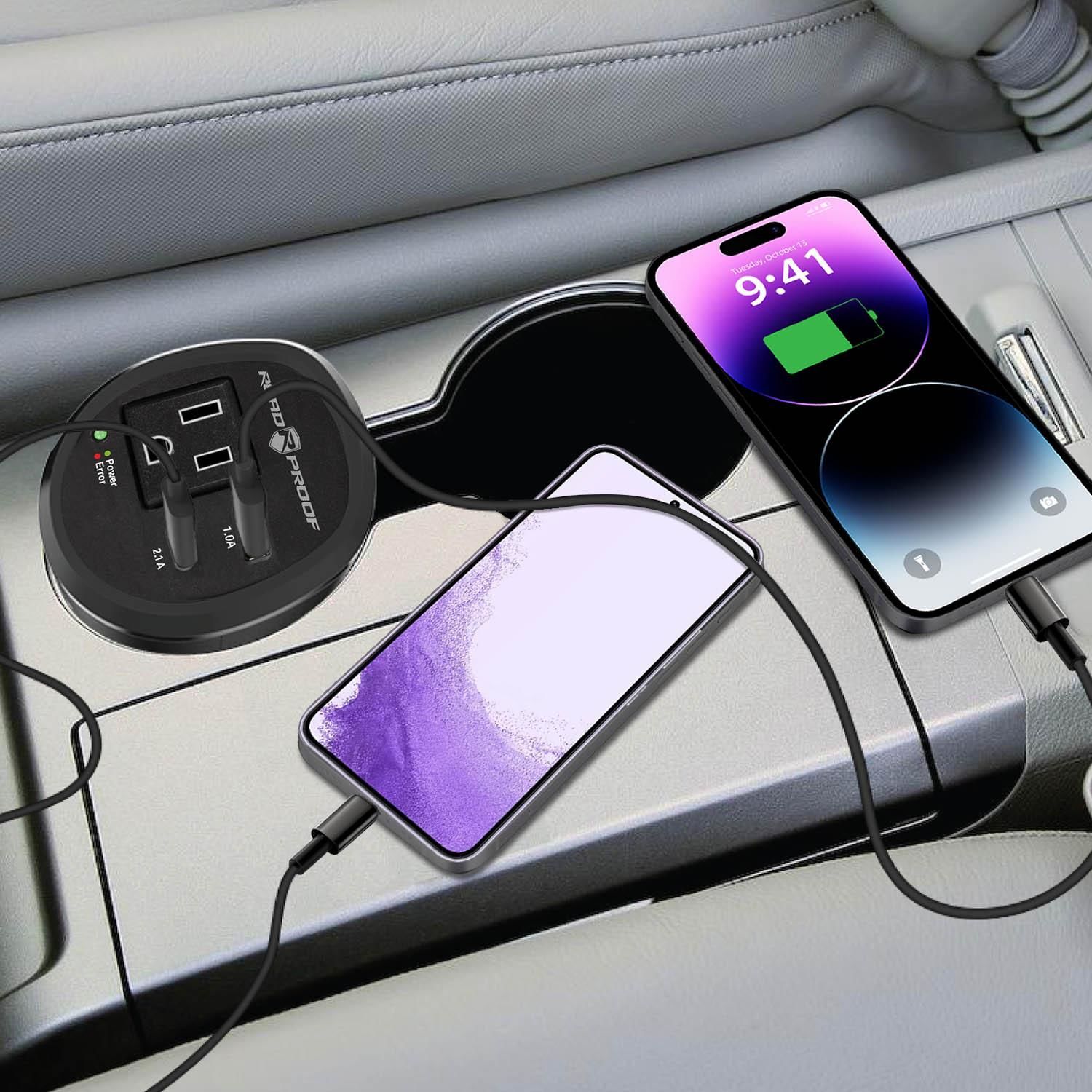 Road Proof 120 Watt Cup Inverter with 2 USB Charging Ports | AutoZone