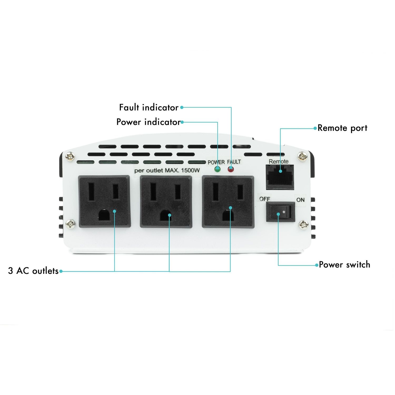 cigarette lighter power inverter autozone Wagan 2,000 Watts SlimLine Power Inverter
