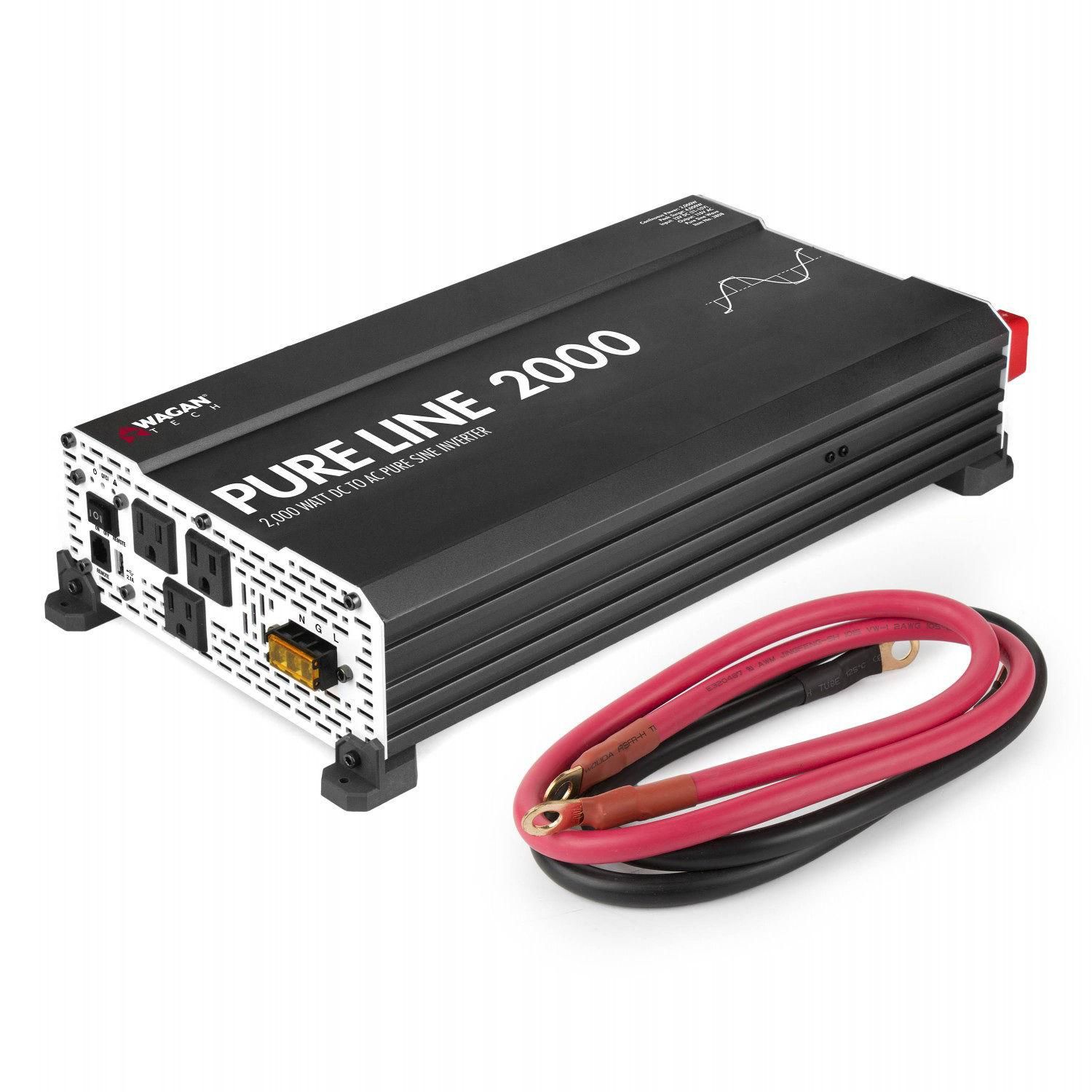 cigarette lighter power inverter autozone Wagan Pure Line 2000W Power Inverter